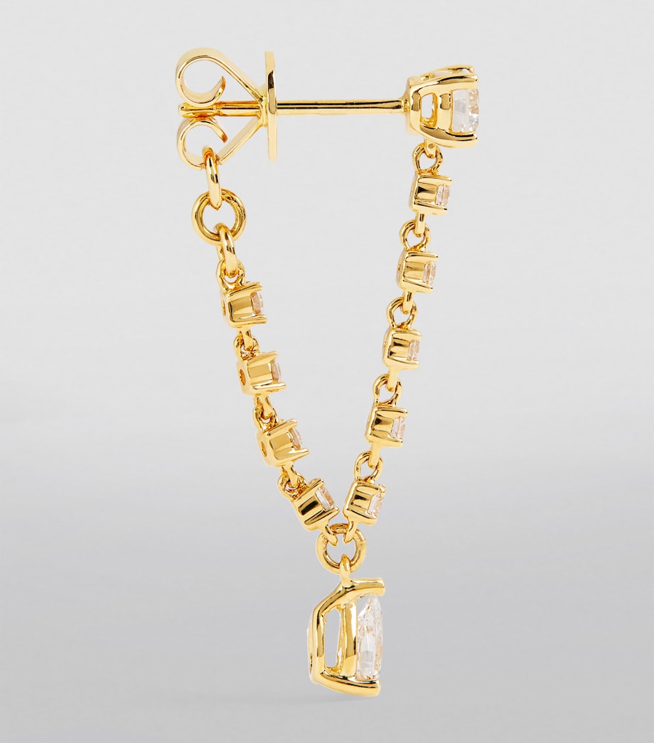 Anita Ko Yellow Gold and Diamond Olivia Single Earring Yellow Gold Image 3