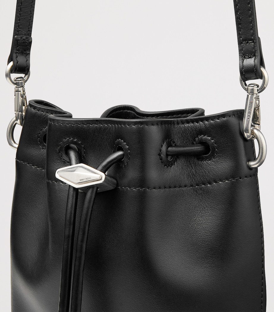 Mini Cinch Bucket Bag BLACK/ANTIQUE SILVER Image 3
