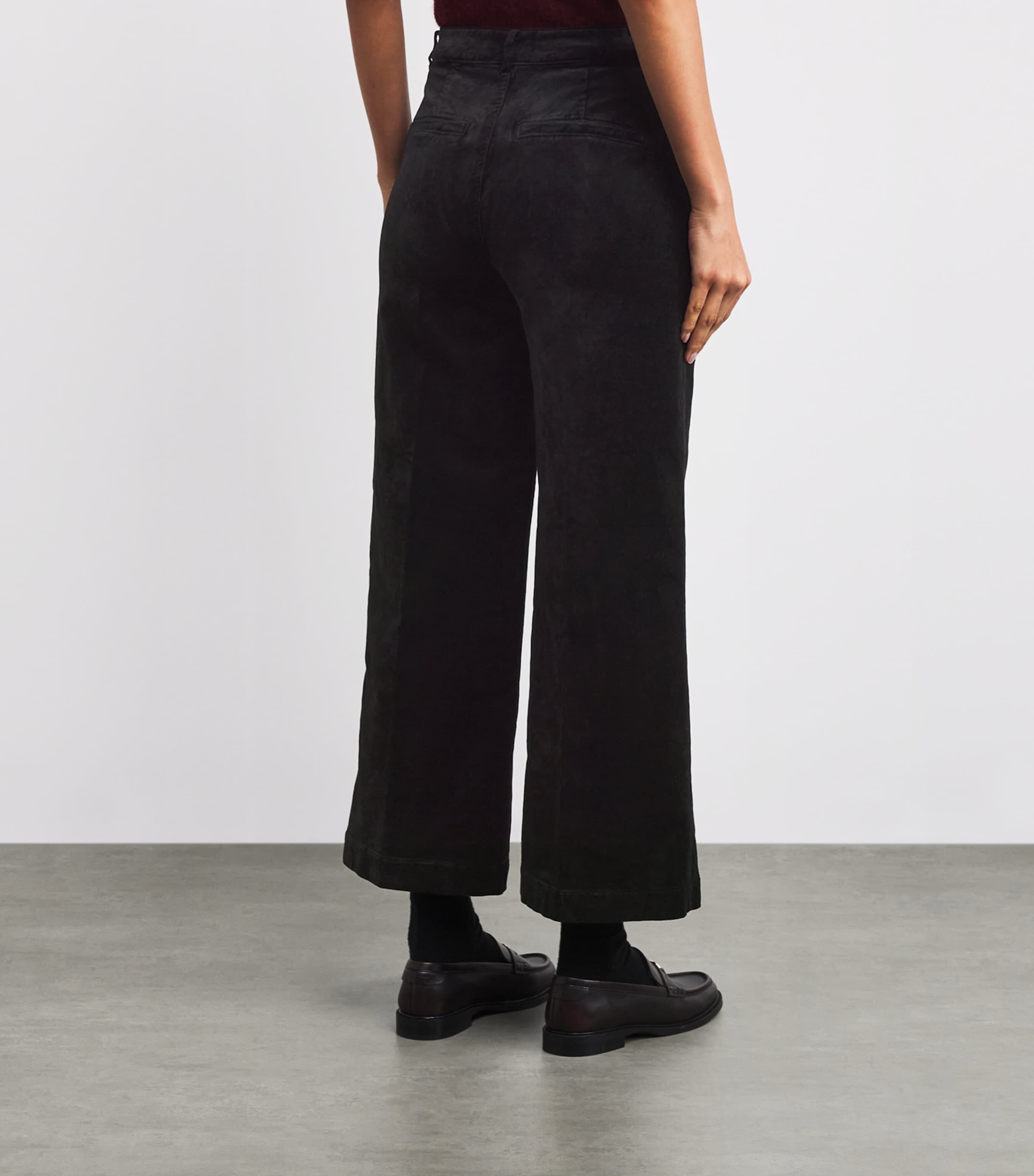 Velvet Anessa Trousers BLACK OVERDYE Image 4