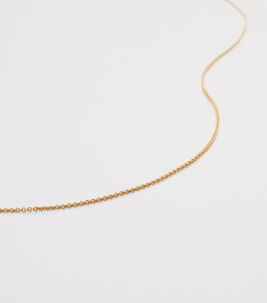 Gold Vermeil Fine Chain Necklace 18K GOLD VERMEIL Image 2