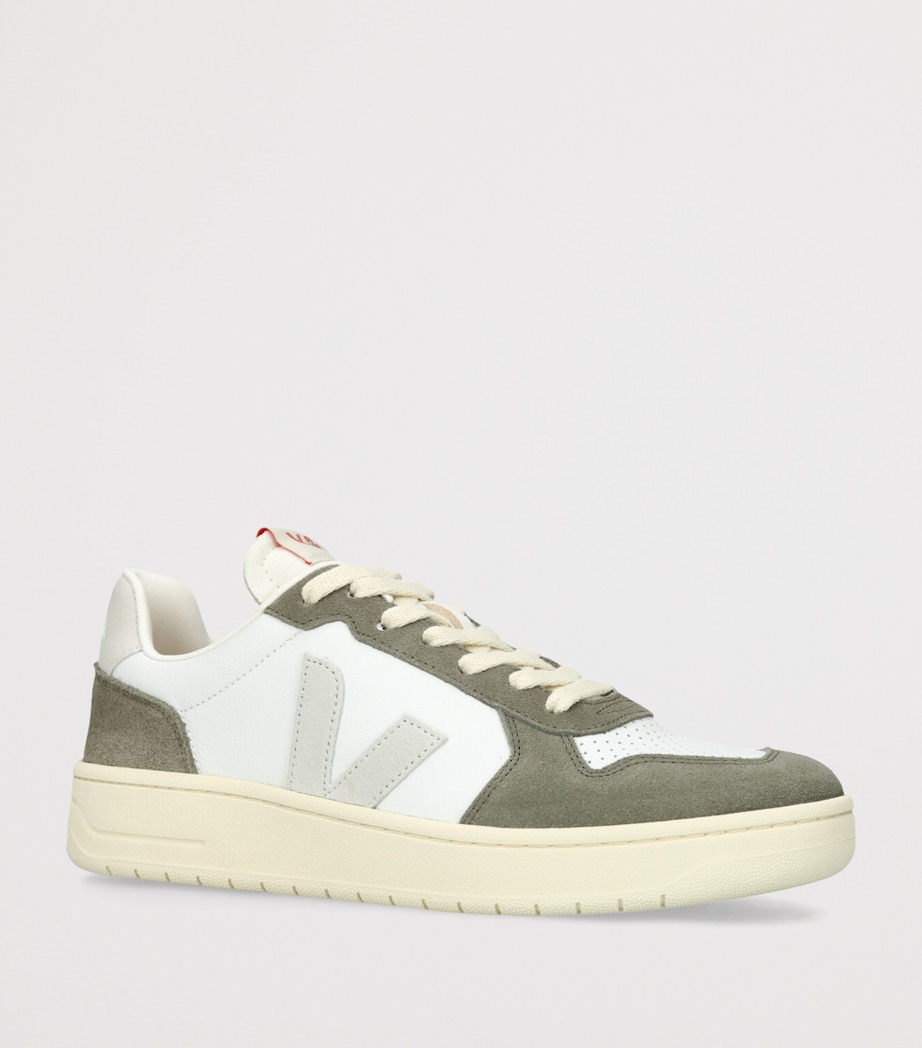 Veja Leather V-82 Sneakers Green Comb Image 3