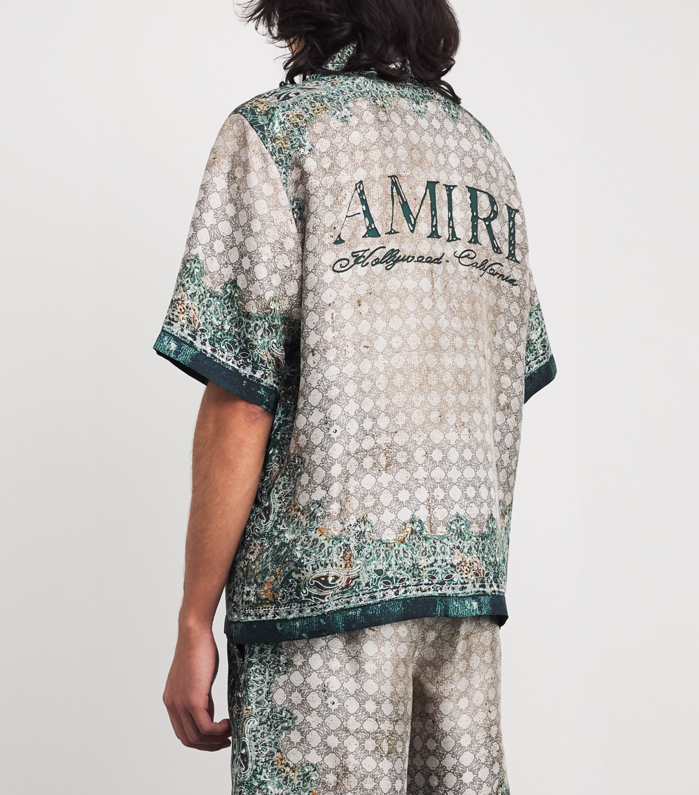 Silk Bandana Print Shirt MULTI Image 4