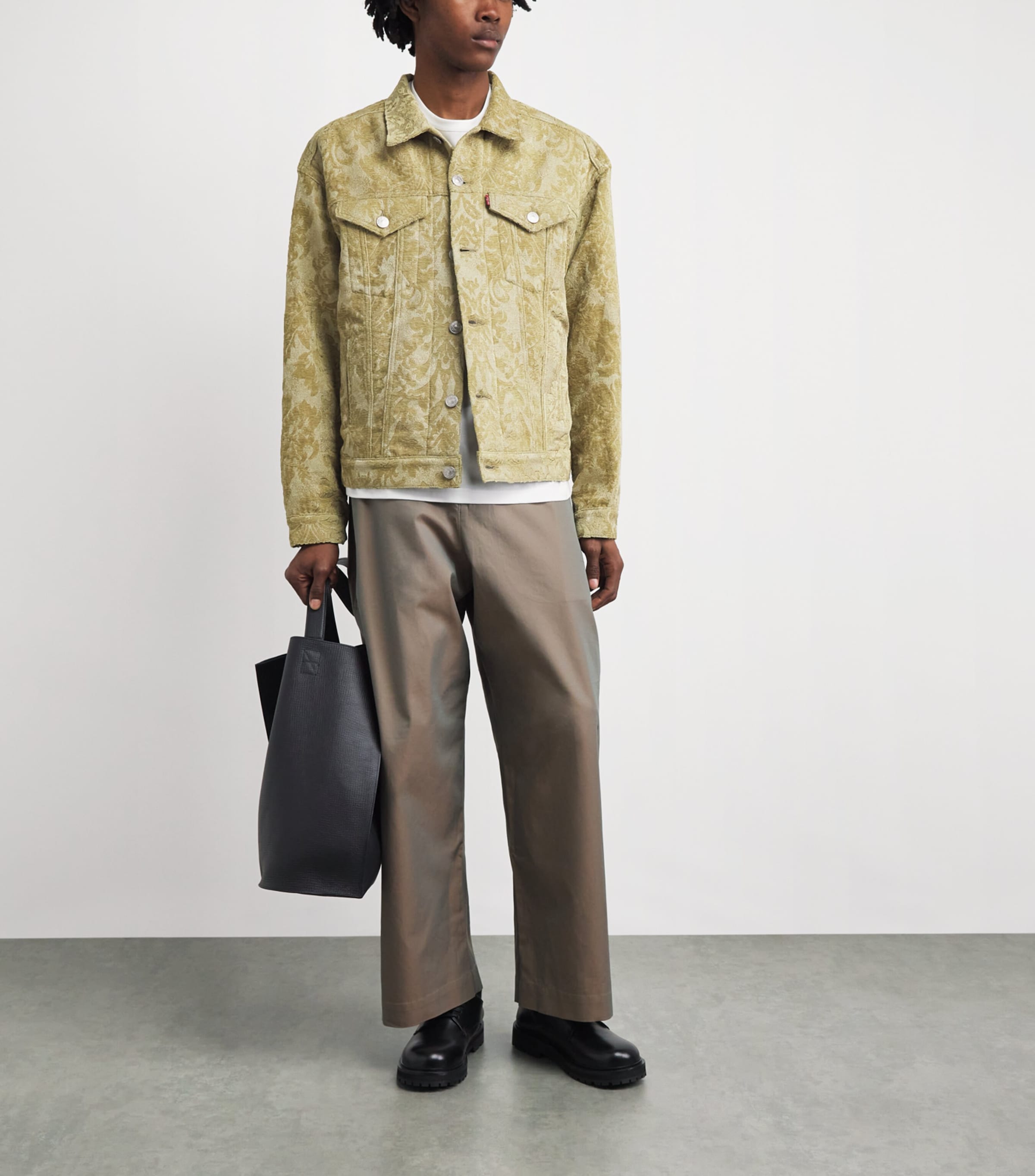 Junya Watanabe MAN Mens x Levi's Damask Jacket Beige Image 2