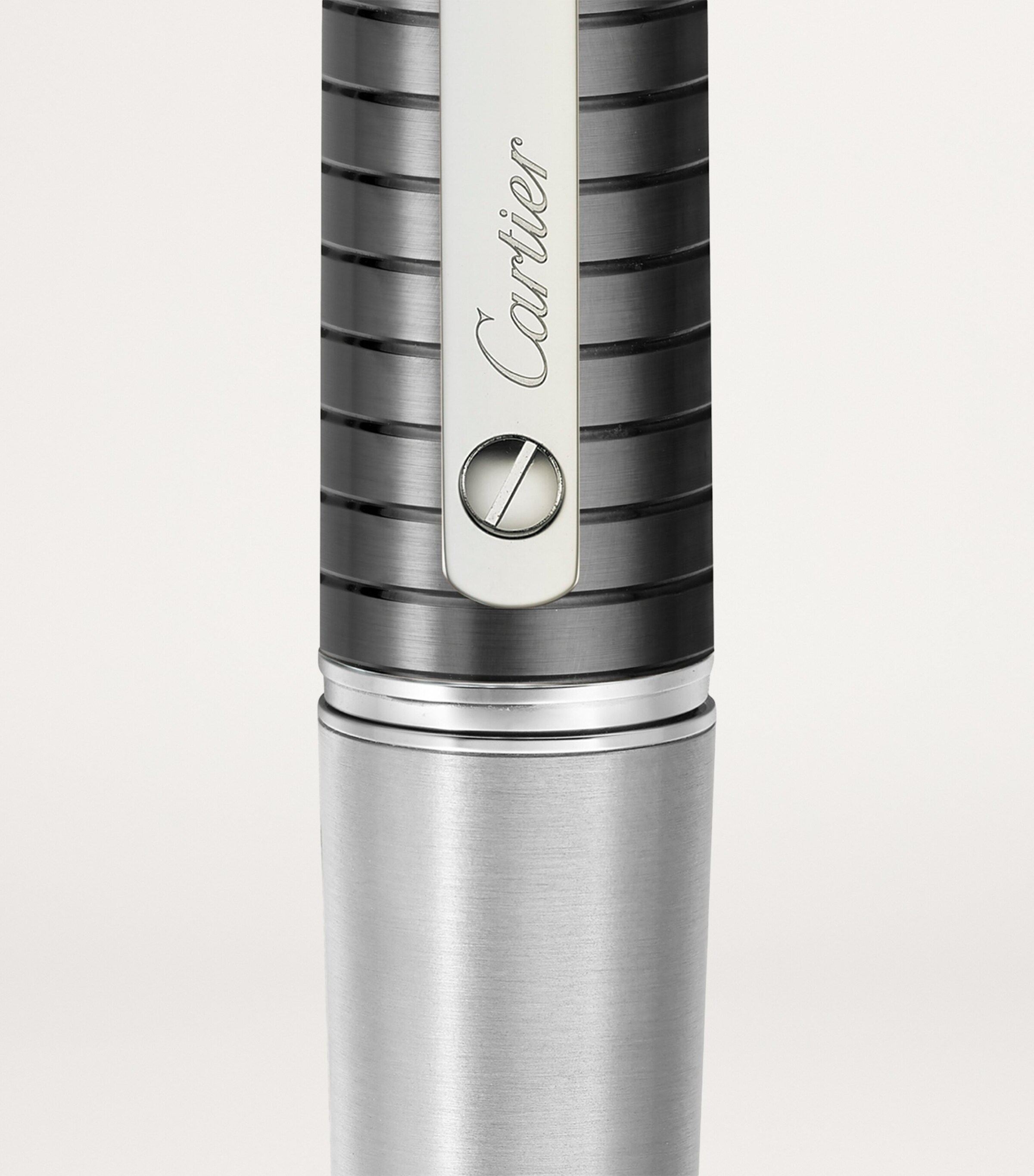 Santos de Cartier Ballpoint Pen SILVER Image 4