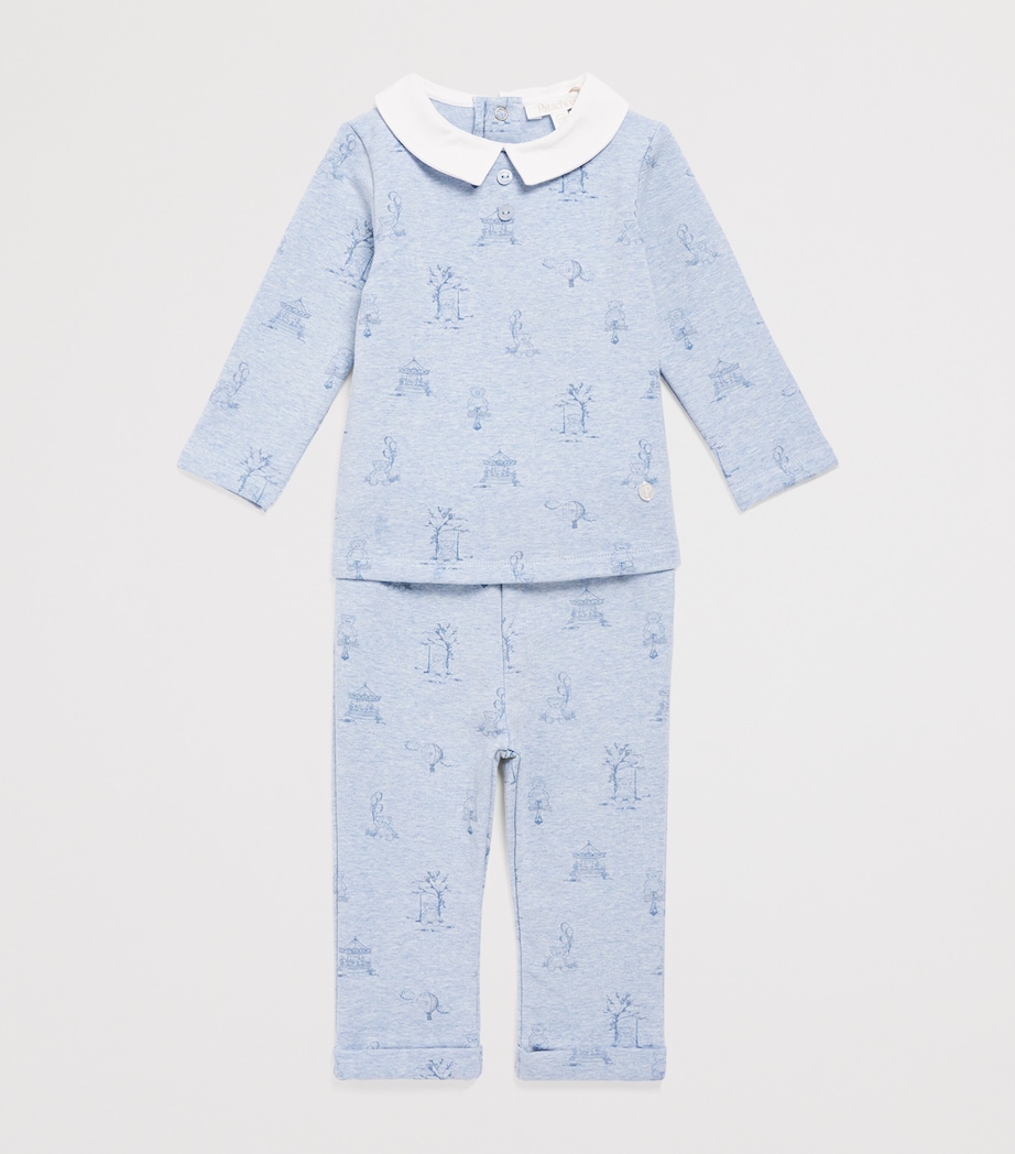 Cotton Top and Trousers Set (0-24 Months) B0066 Image 3