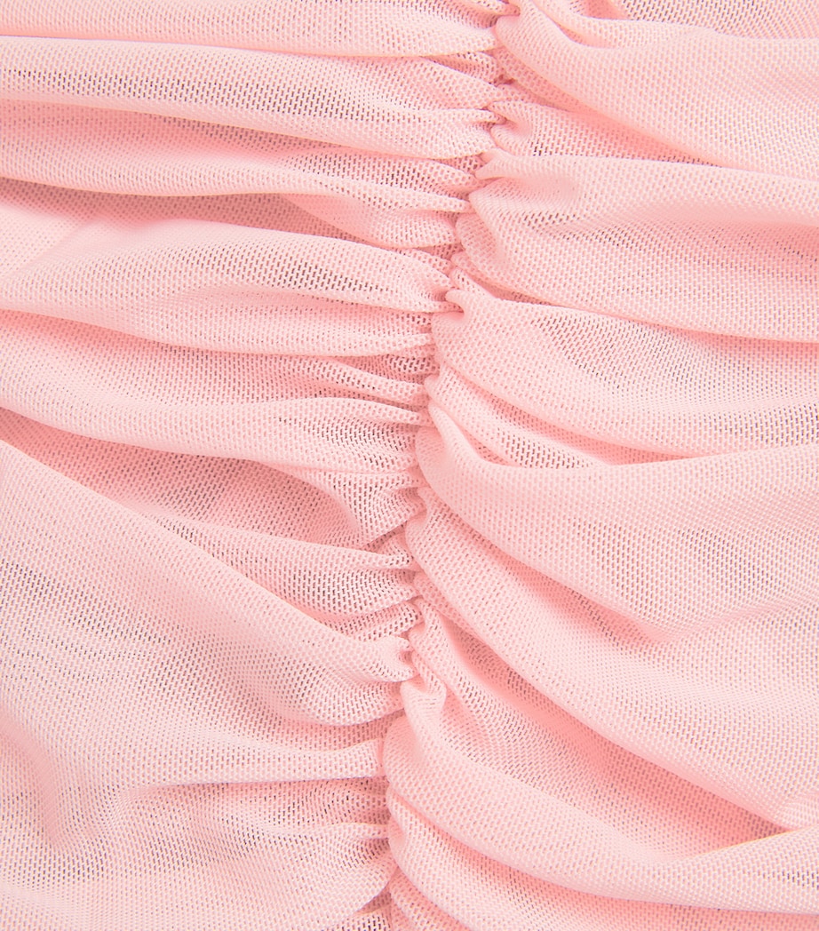 Ruched Long-Sleeve Top PINK Image 5