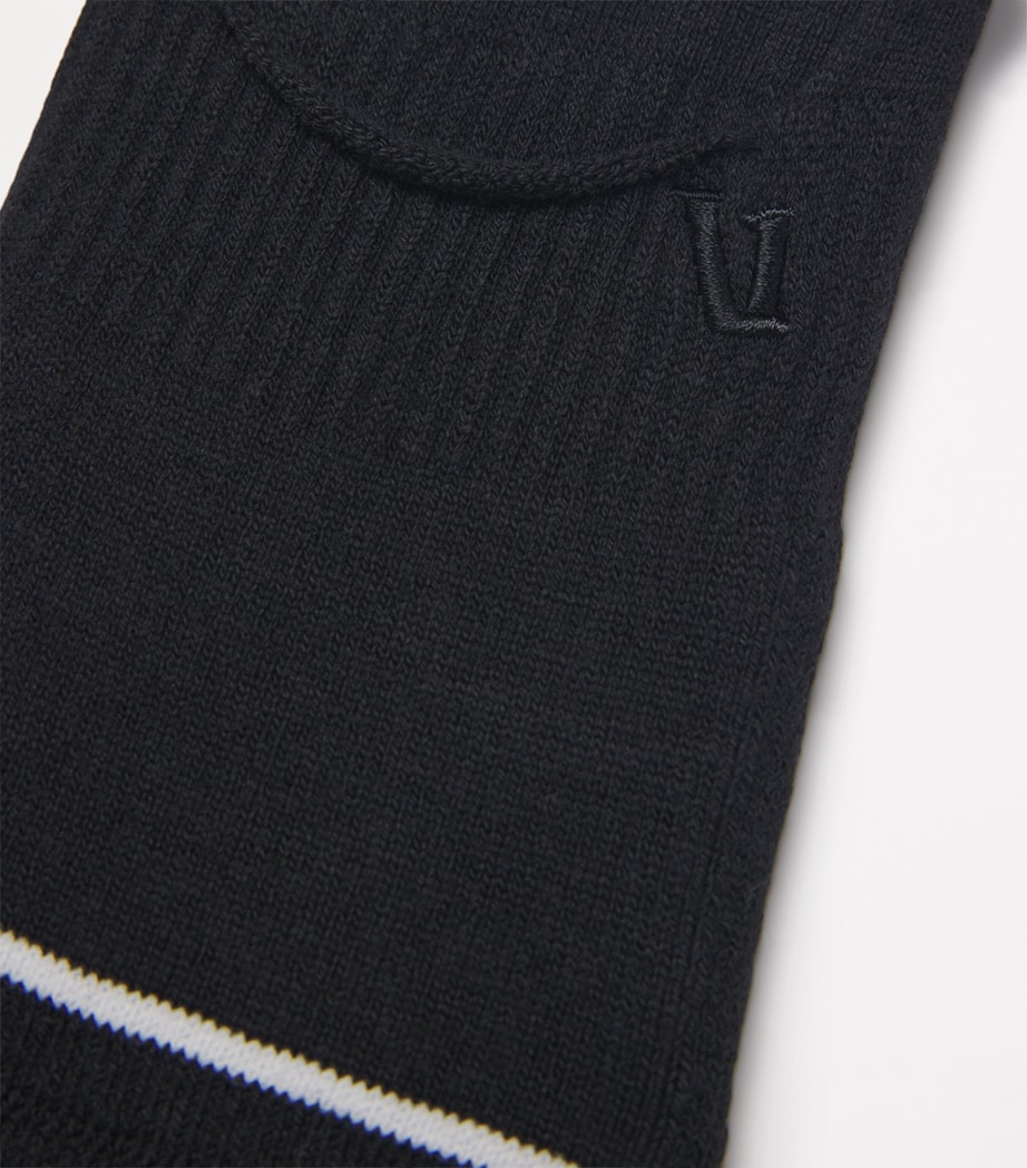 VUORI Mens No Show Performance Socks Black Image 2