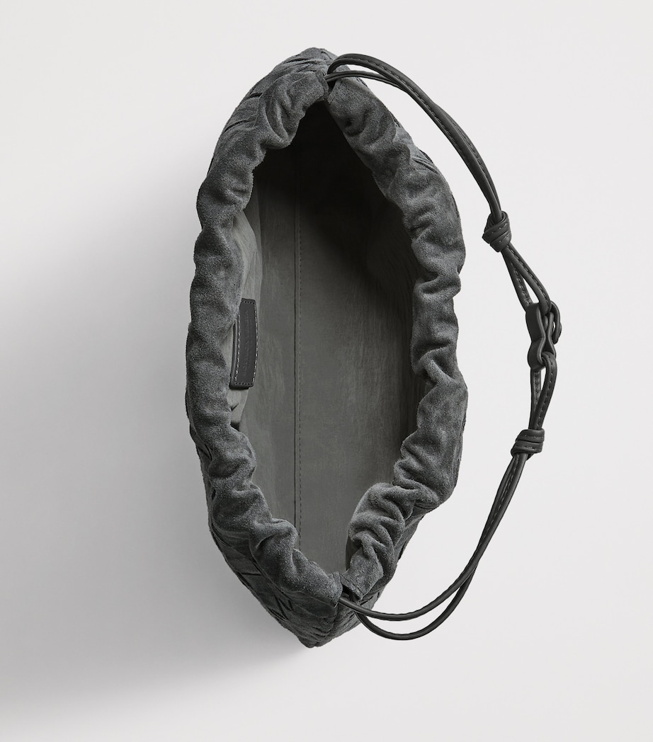 Bottega Veneta Suede Intrecciato Pouch Image 4