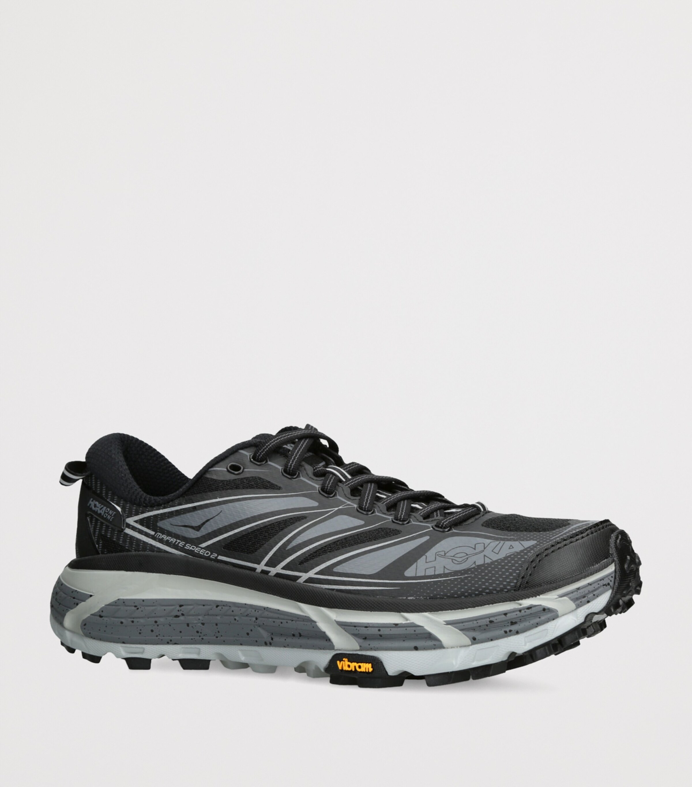Hoka Mens Mafate Speed 2 Trainers Black Image 3