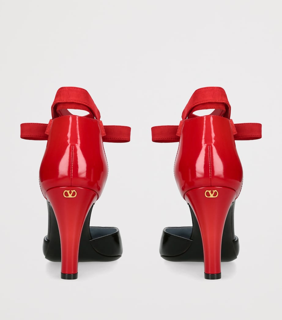 FolieFoliage Dorsay Heeled Sandals 85 RED COMB Image 2