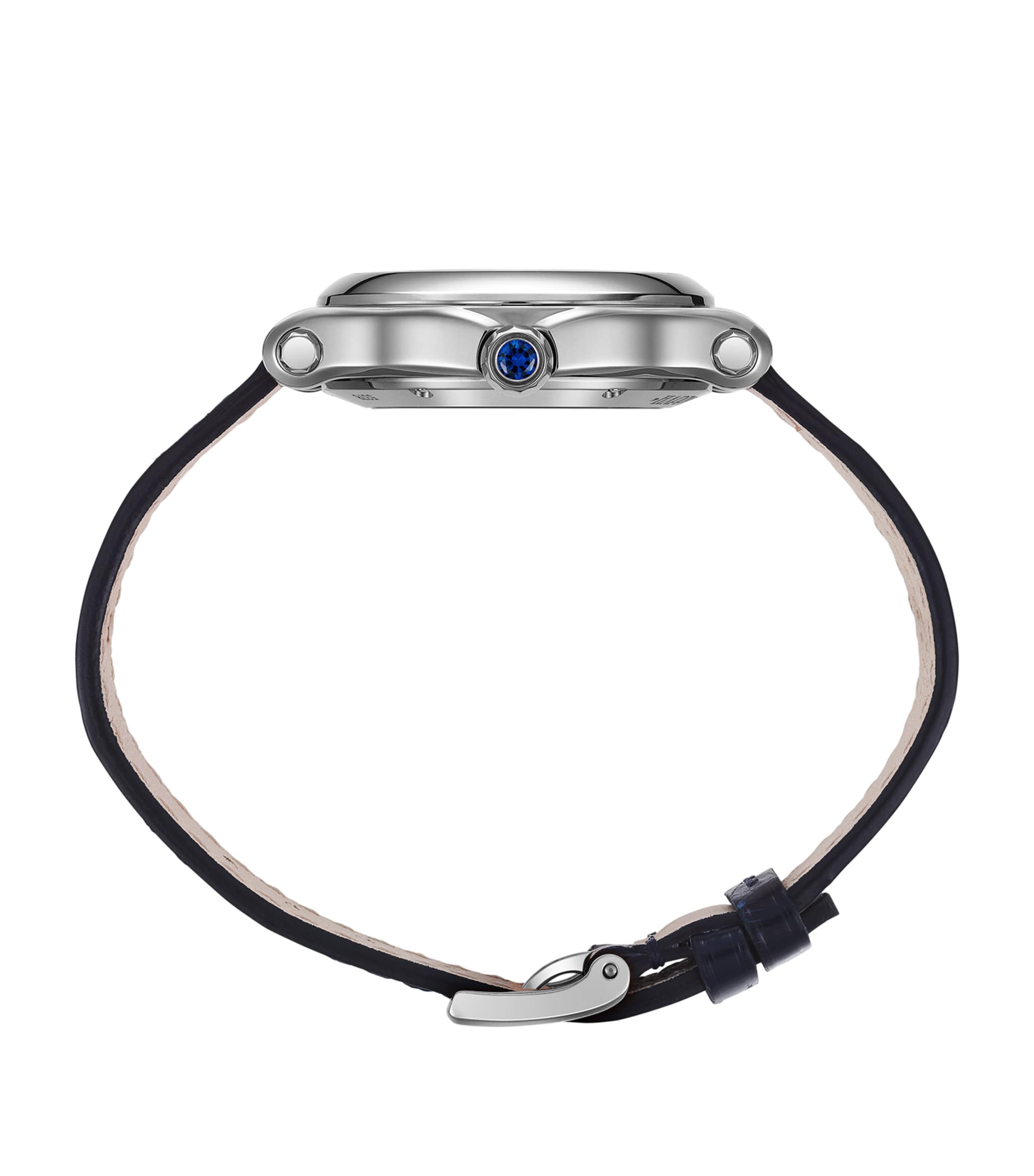 Stainless Steel and Diamond Happy Sport Automatic Watch 33mm STAINLESS STEEL Image 2