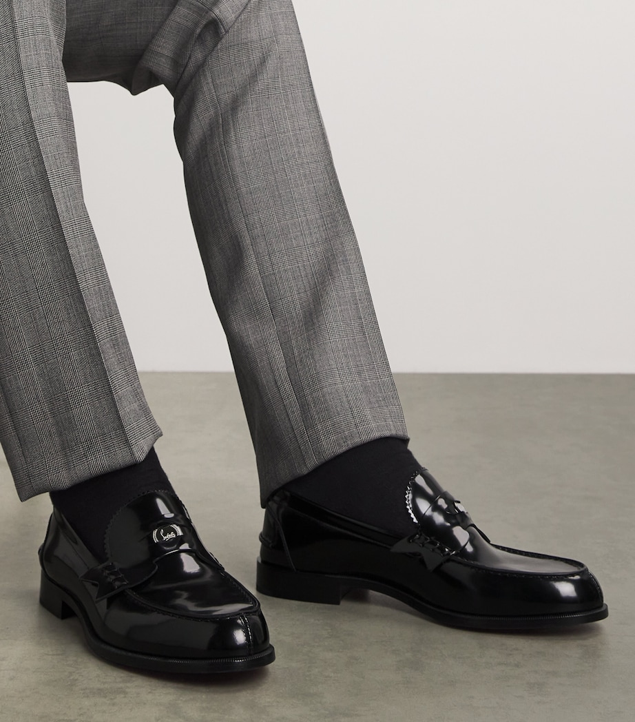 Penny Leather Loafers BK01 Image 2