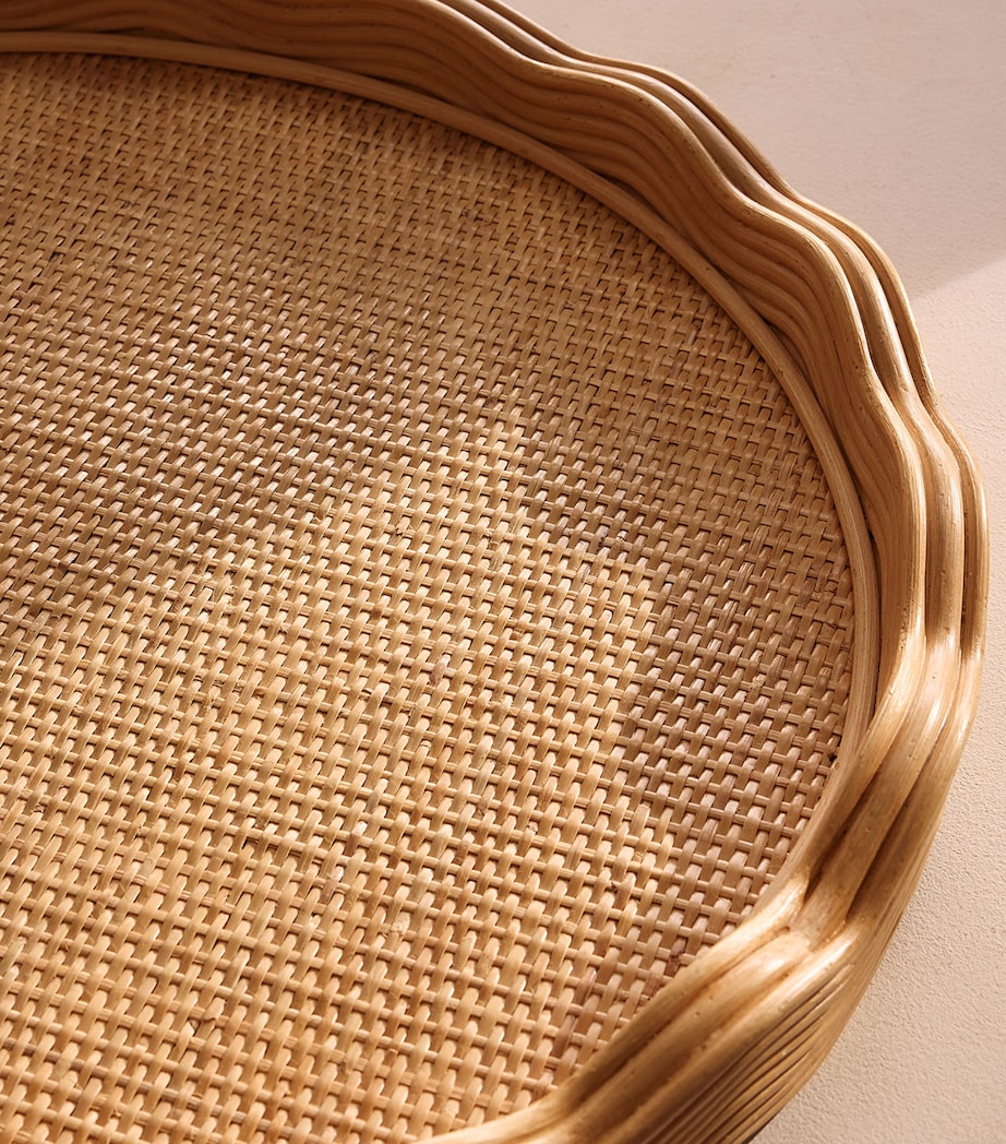 Rattan Pangbourne Round Tray (55cm) BROWN Image 4