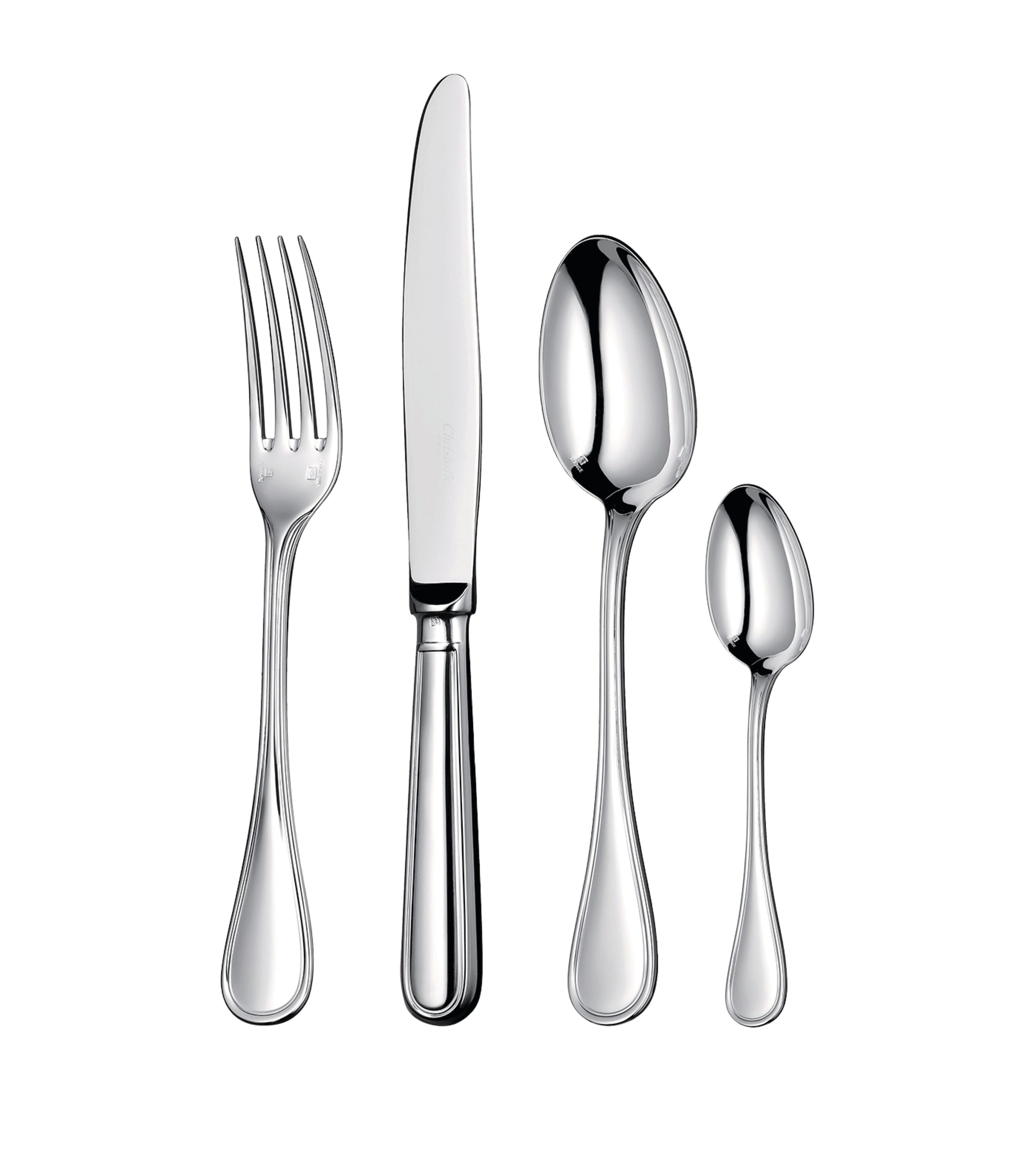 Christofle Albi Silver-plated 24-piece Cutlery Set