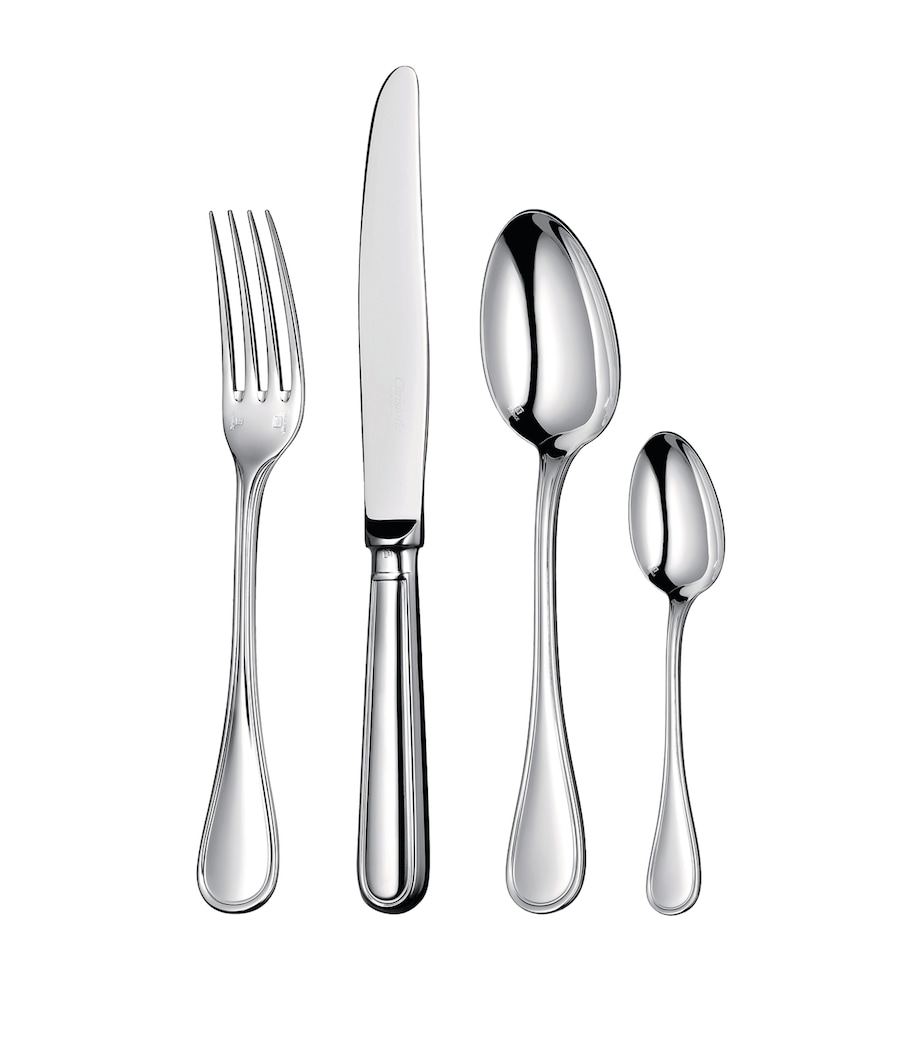 Christofle Albi Silver-Plated 24-Piece Cutlery Set Silver Image 1