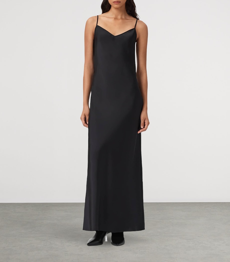 Merino Wool Juno Sweater and Maxi Dress SHADOW BLACK Image 2