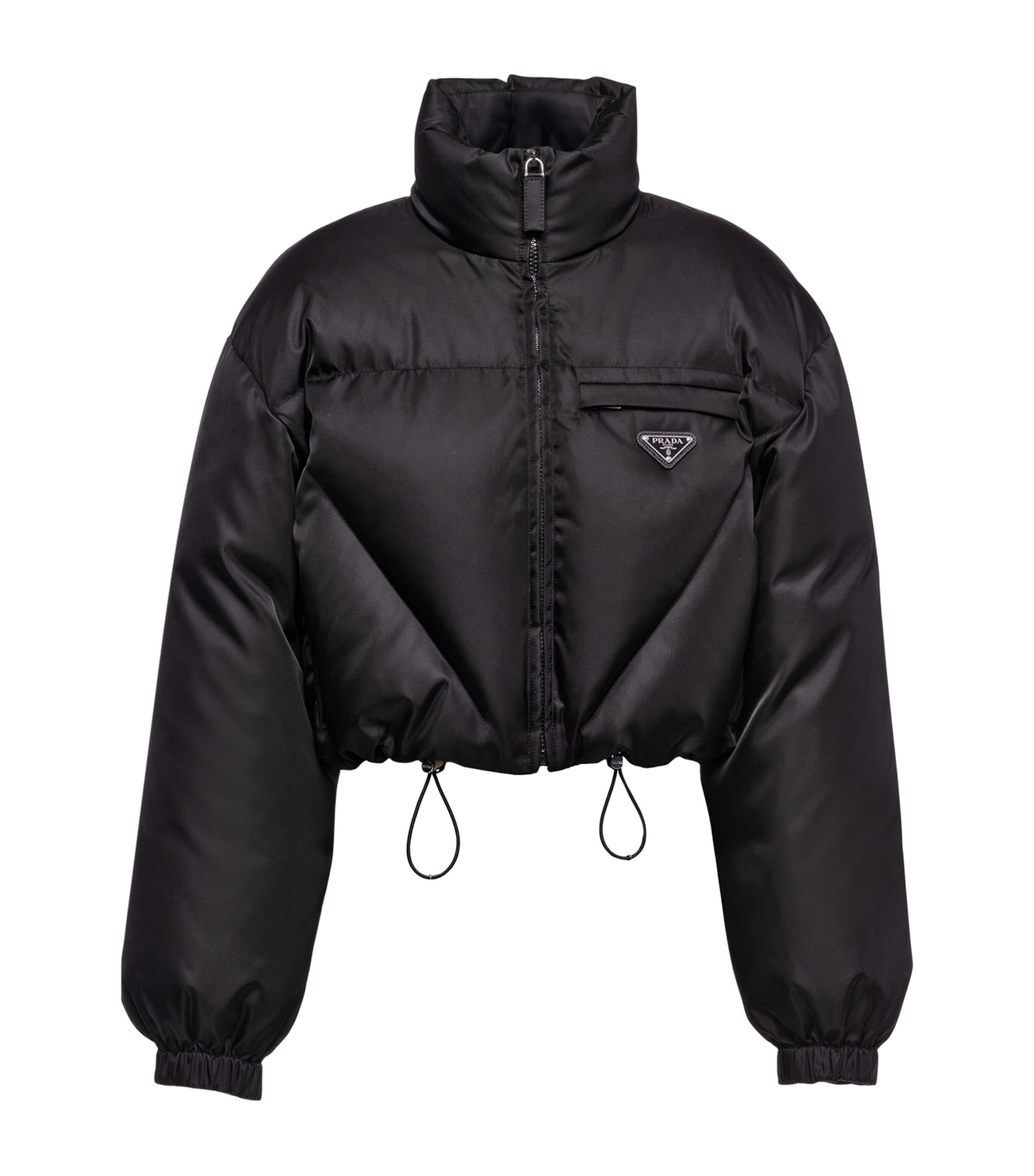 Prada Crop Re Nylon Puffer Jacket Harrods UK