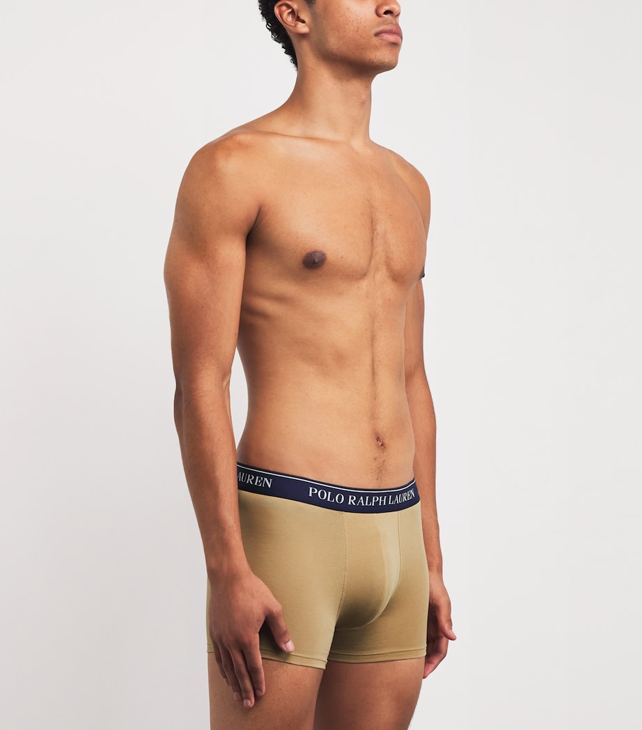 Stretch-Cotton Boxer Briefs (Pack of 5) HTR/BLU/RED/CAML/NVY Image 2