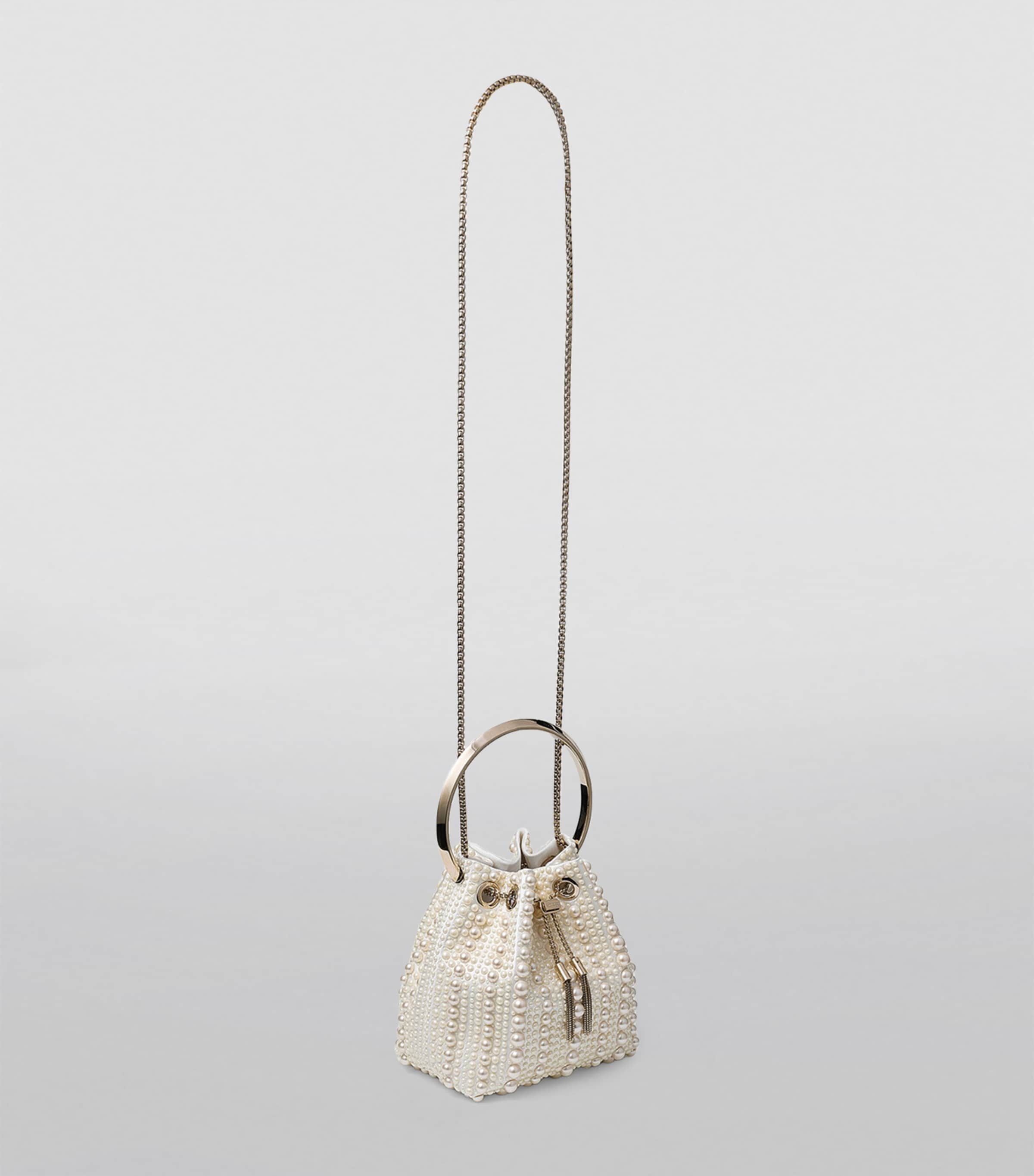 Pearl Bon Bon Top-Handle Bag IVORY Image 5