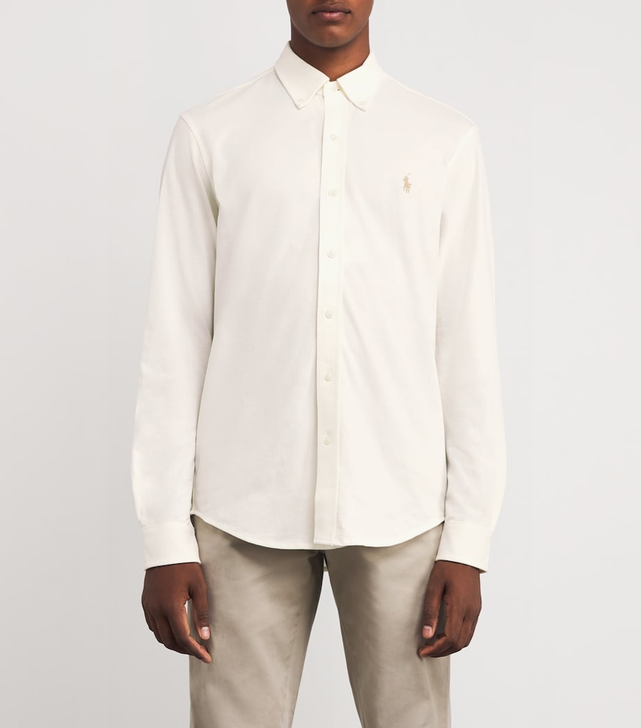 Cotton Featherweight Mesh Shirt NATURAL Image 3