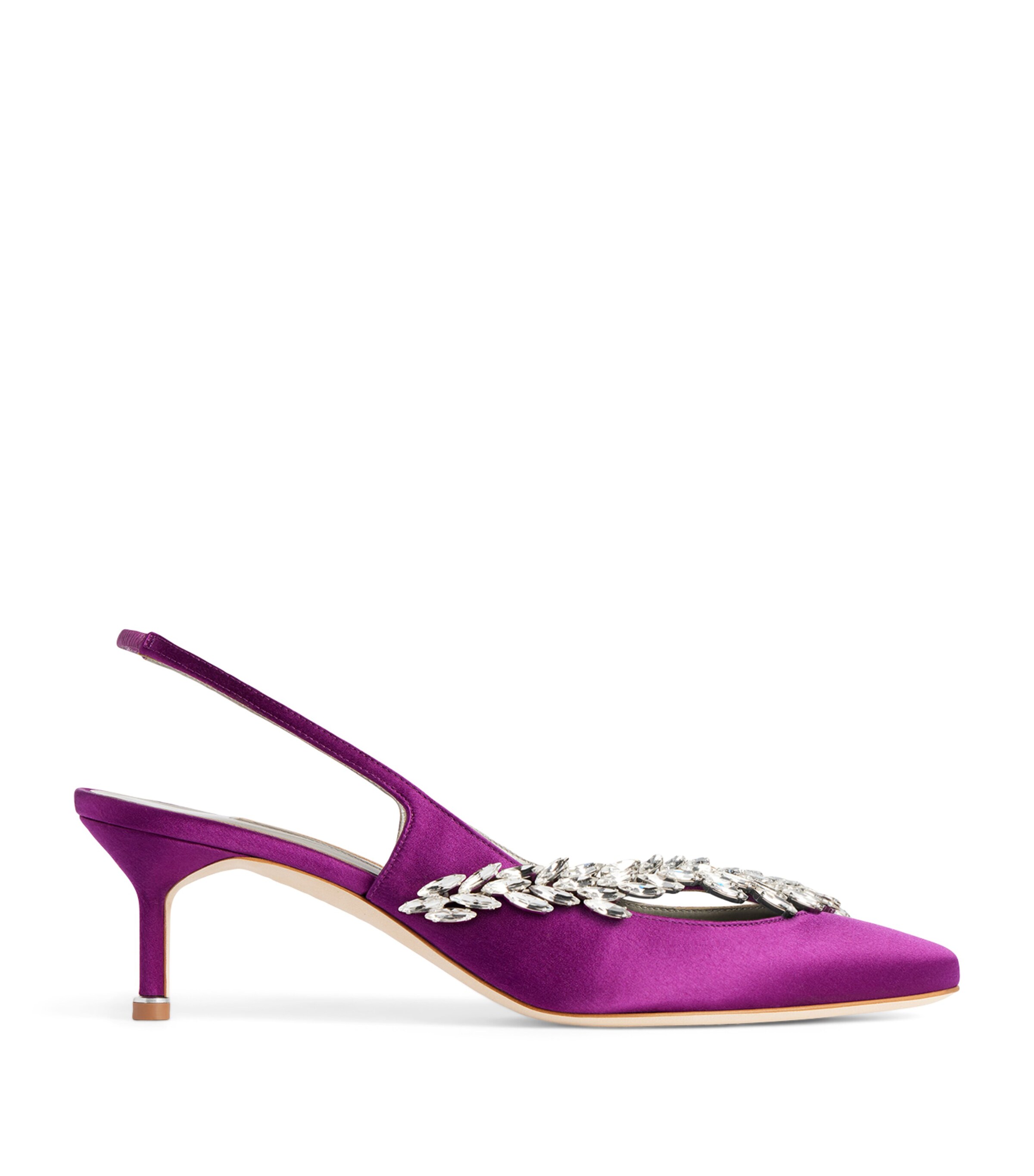 Balenciaga x Manolo Blahnik Embellished Slingback Heels 50 Image 1