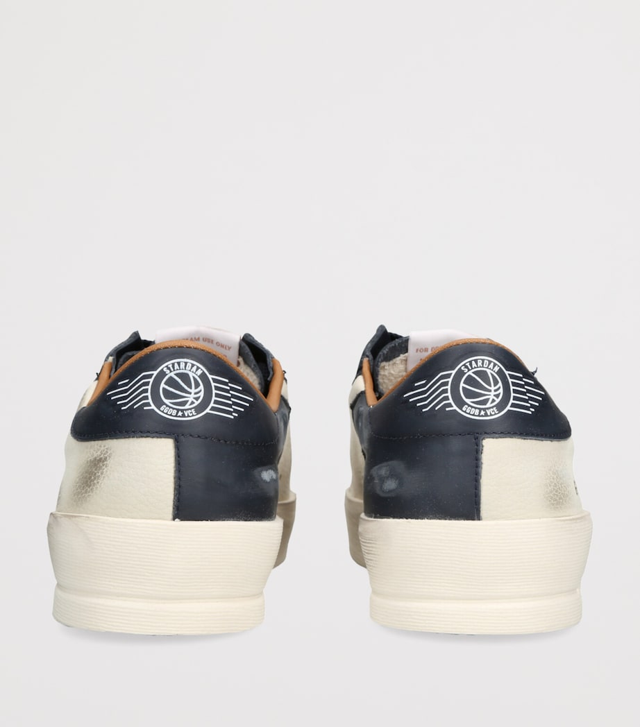 Leather Graffiti Stardan Sneakers WHITE/NAVY Image 2