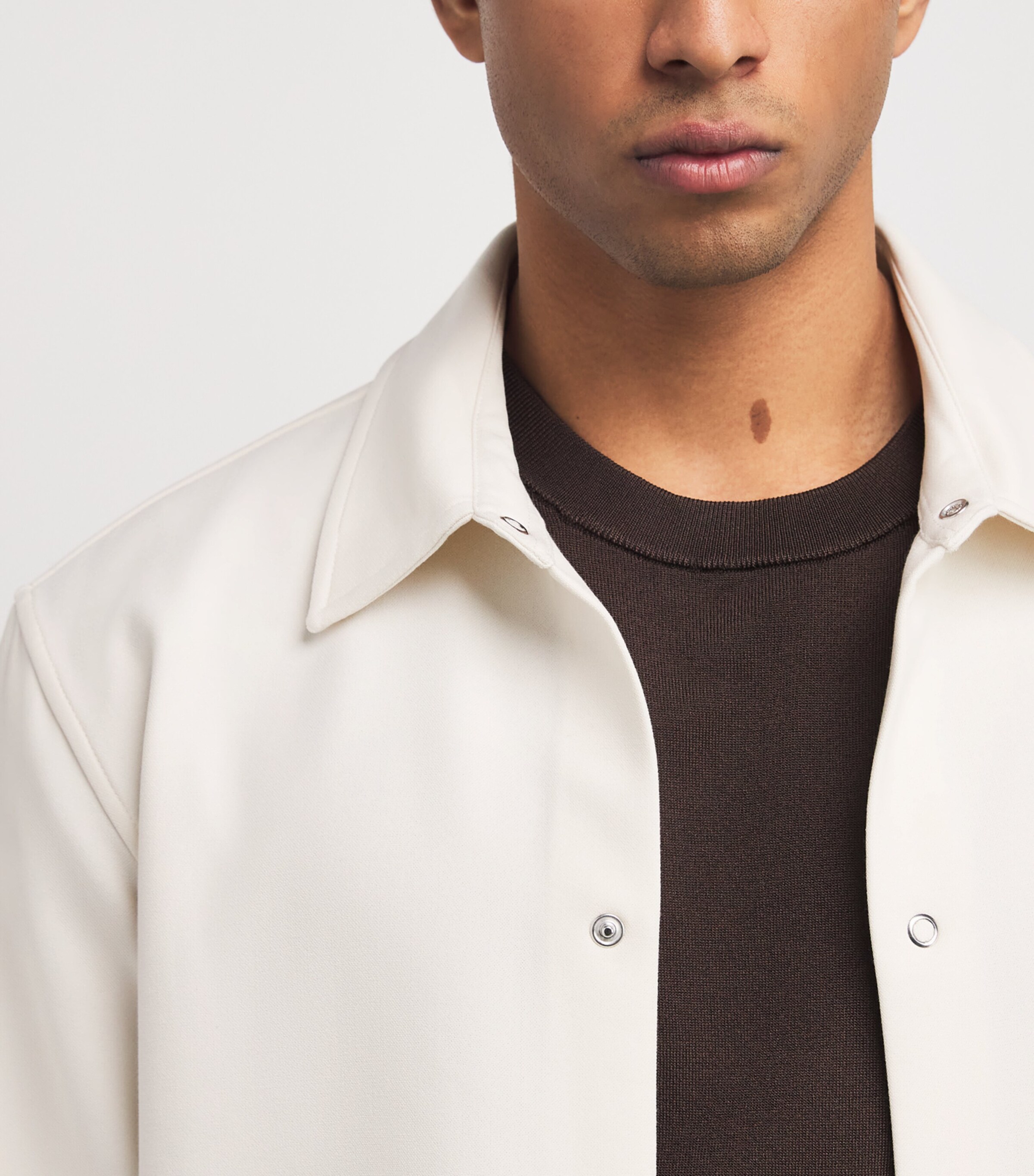 Fleece Long-Sleeve Shirt ECRU Image 6