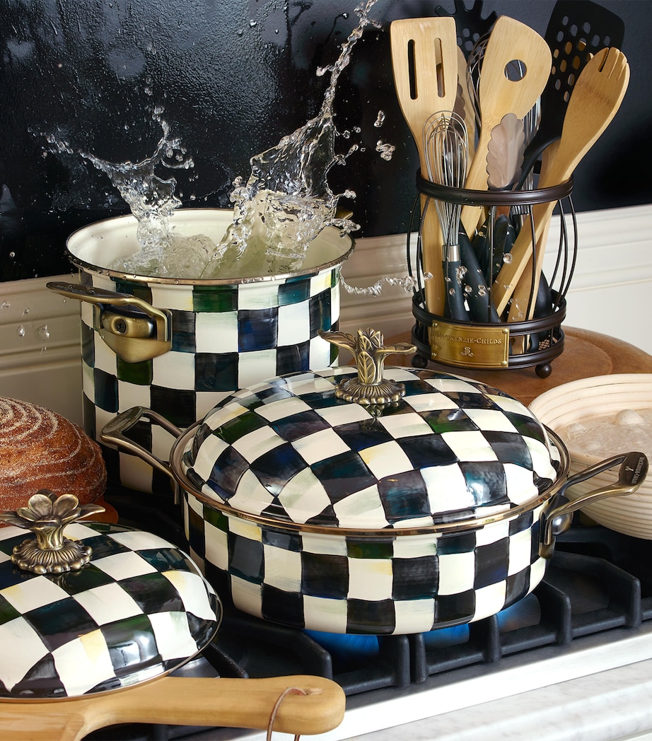 Courtly Check Casserole Dish (30.5cm) BLACK Image 3