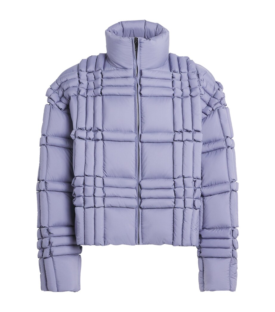 3D Down-Filled Puffer Jacket GREY Image 1