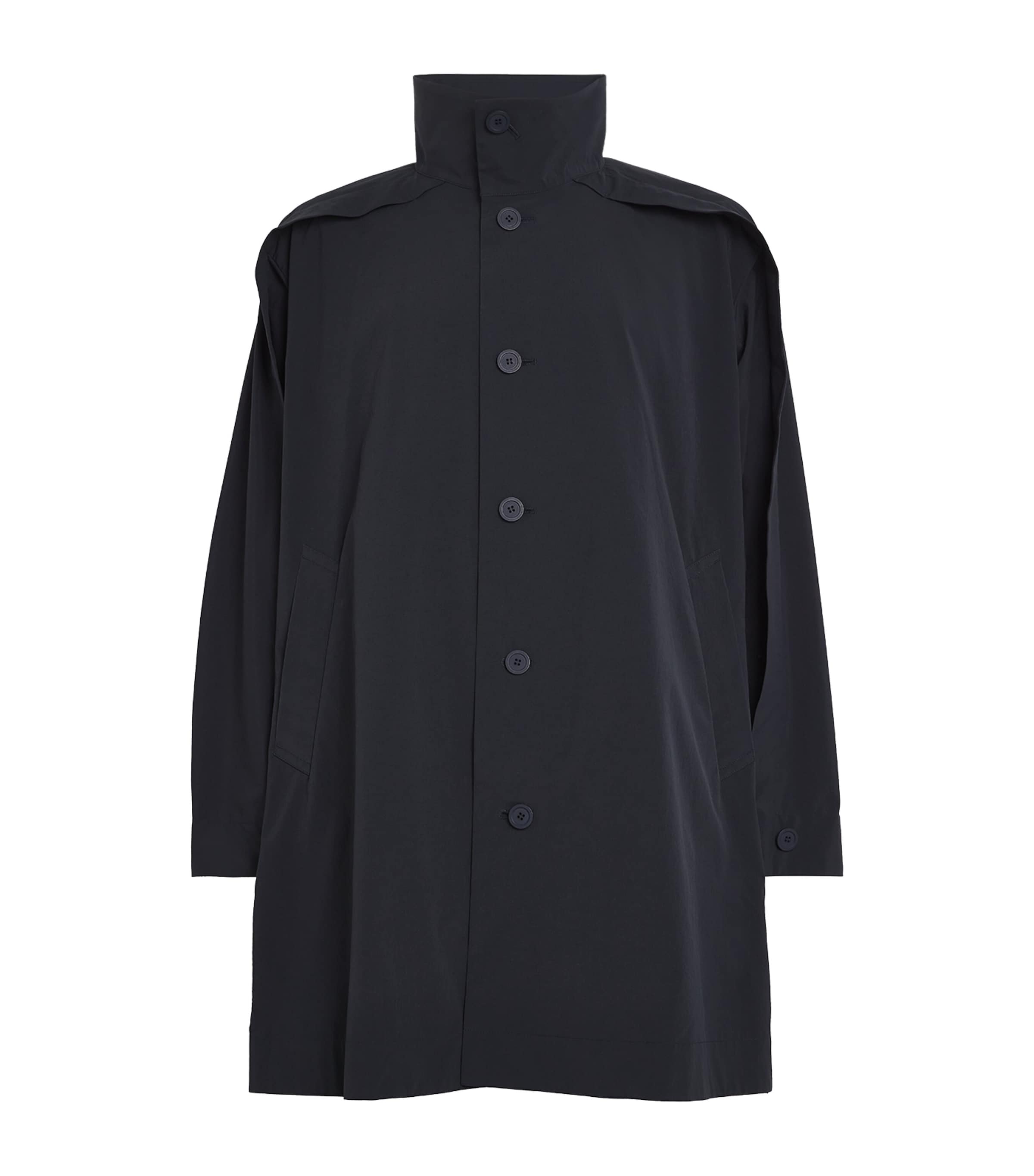 ISSEY MIYAKE MID-LENGTH RAINCOAT 