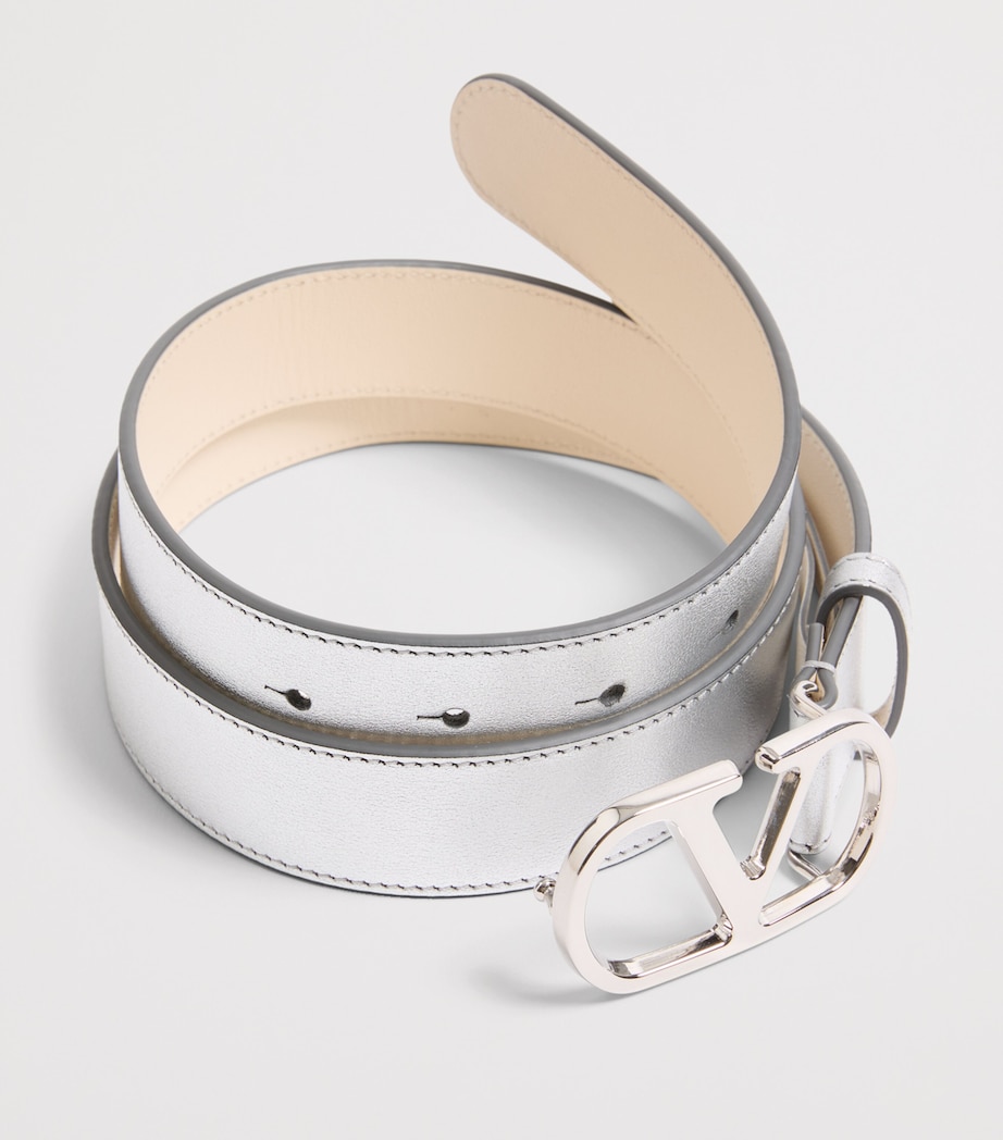 Leather VLogo Signature Belt S13 Image 3