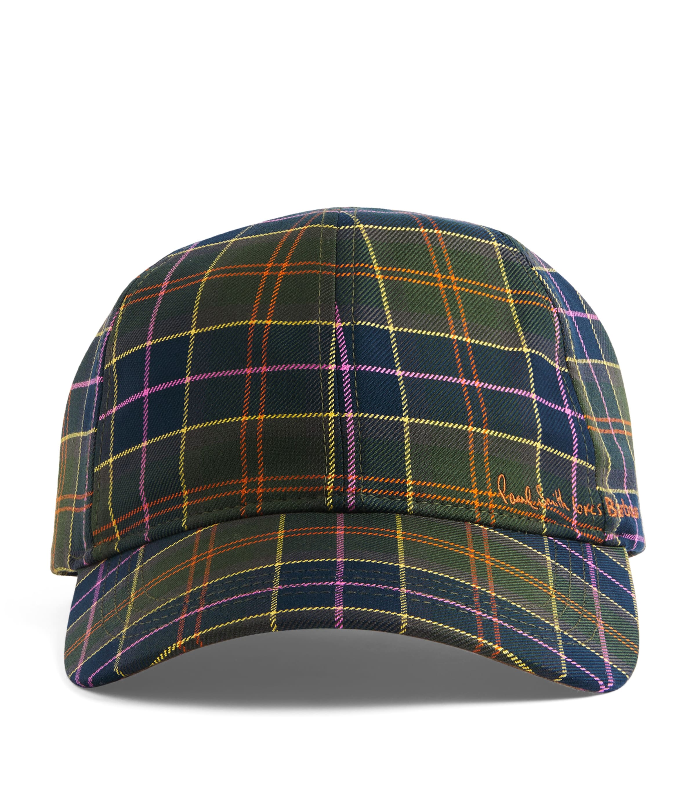 Barbour x Paul Smith Tartan Baseball Cap Ps Classic Image 1