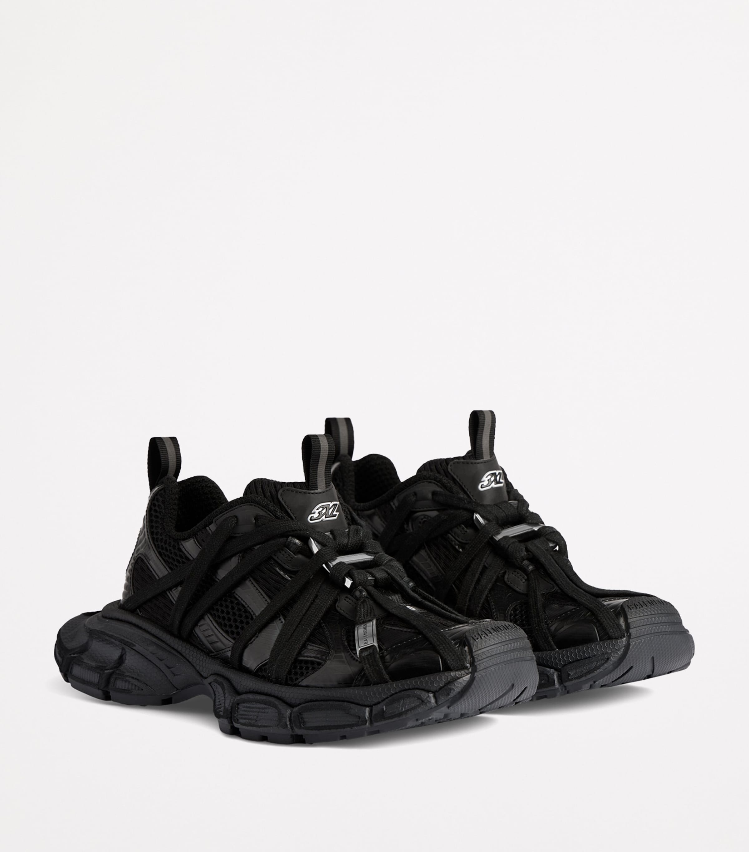 Balenciaga Black 3XL Extreme Lace Sneakers | Harrods US