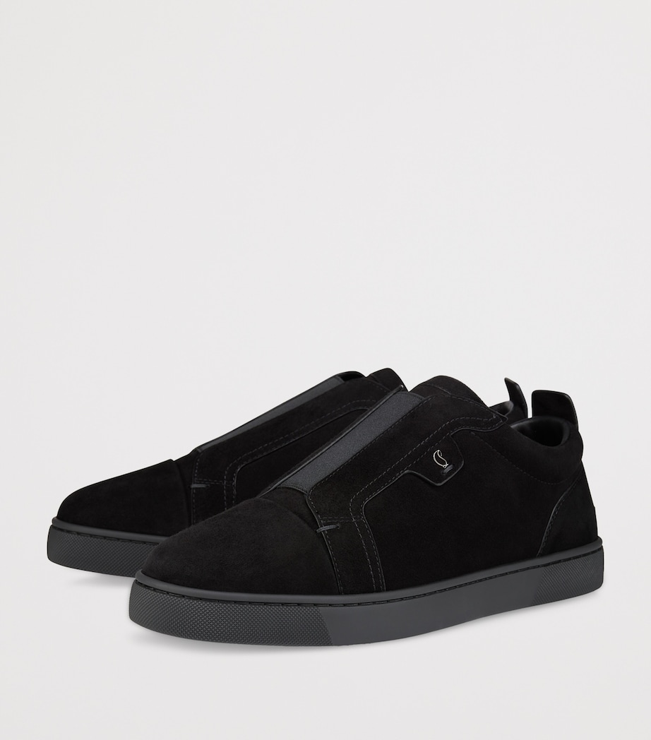 St. Louis Suede Slip-On Sneakers BK01 Image 2