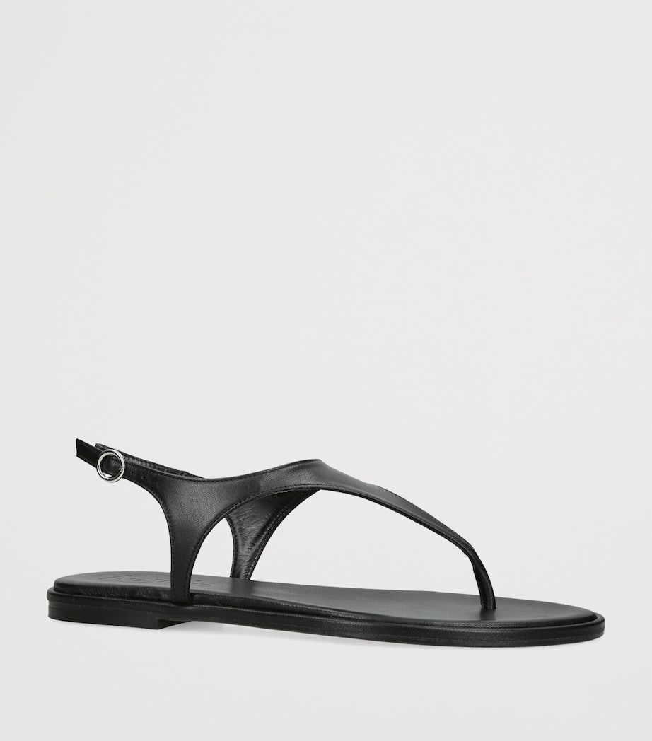 aeyde Leather Raine Sandals Black Image 2