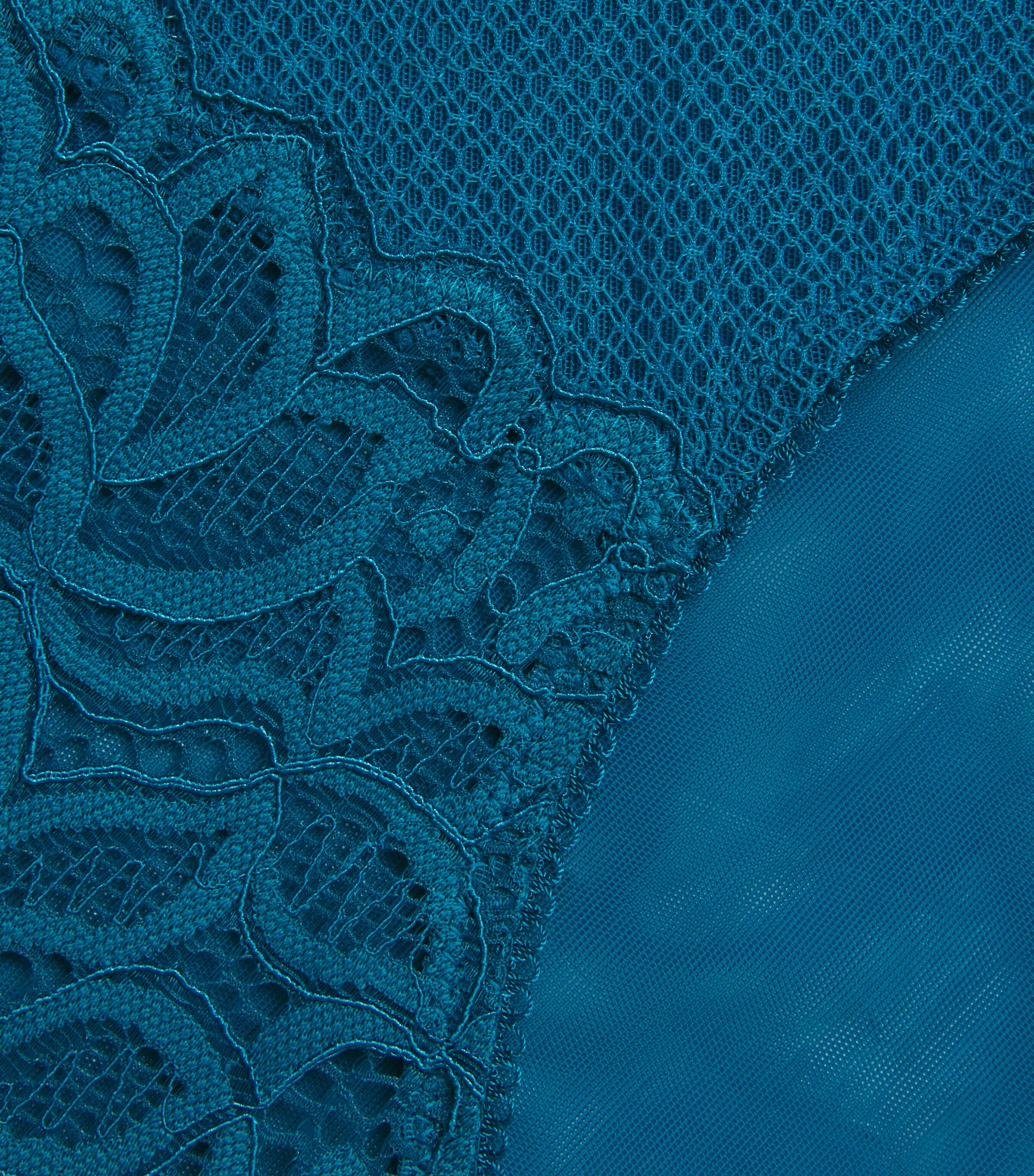 Wacoal Womens Lace-Trim Raffine Briefs Teal Image 4