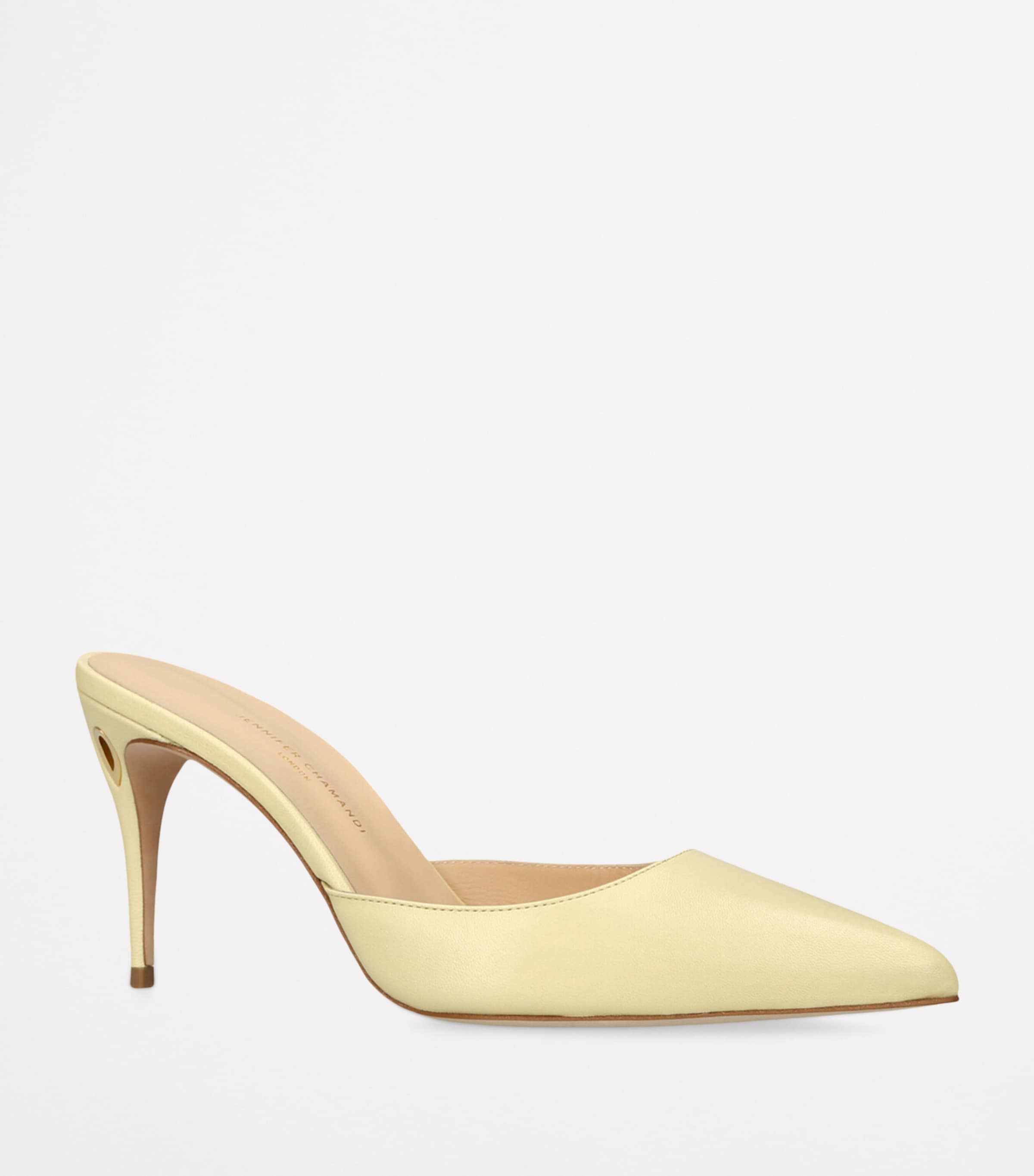 Leather Giuseppe Mules 85 YELLOW Image 3