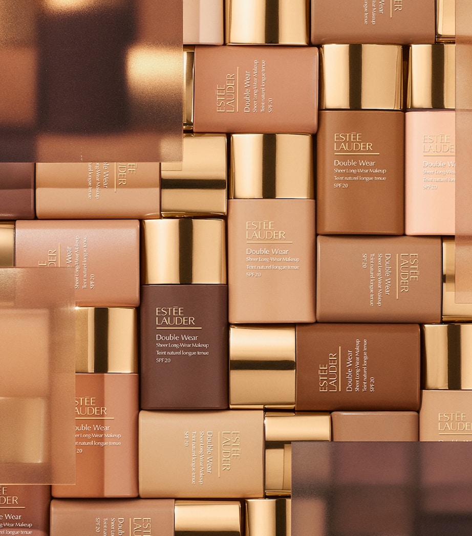 Estée Lauder Double Wear Sheer Long-Wear Foundation SPF20 (30ml) Shell Beige Image 9