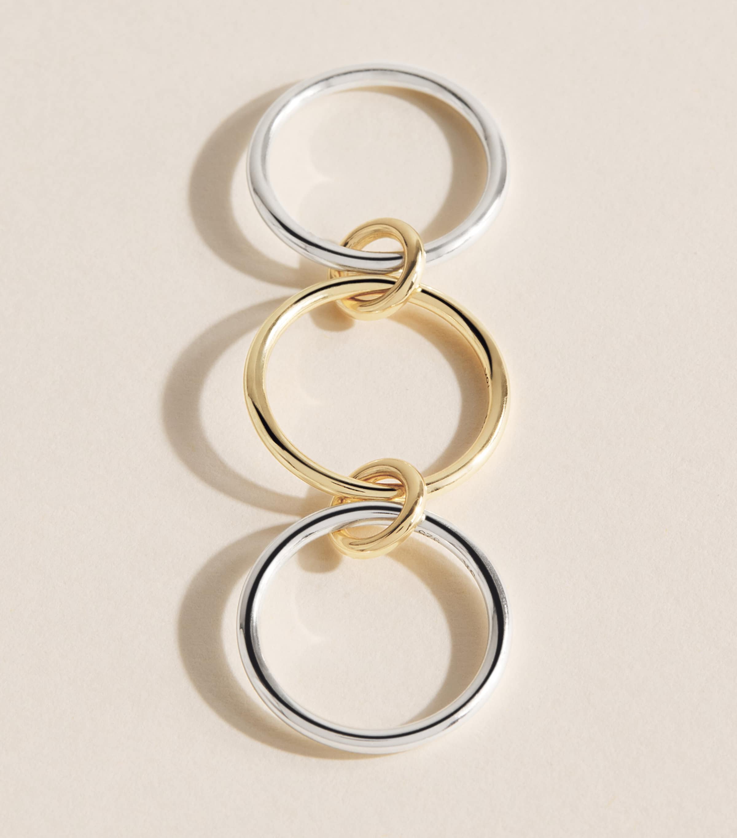 Spinelli Kilcollin Sterling Silver and Yellow Gold Solarium Ring Sterling Silver Image 4