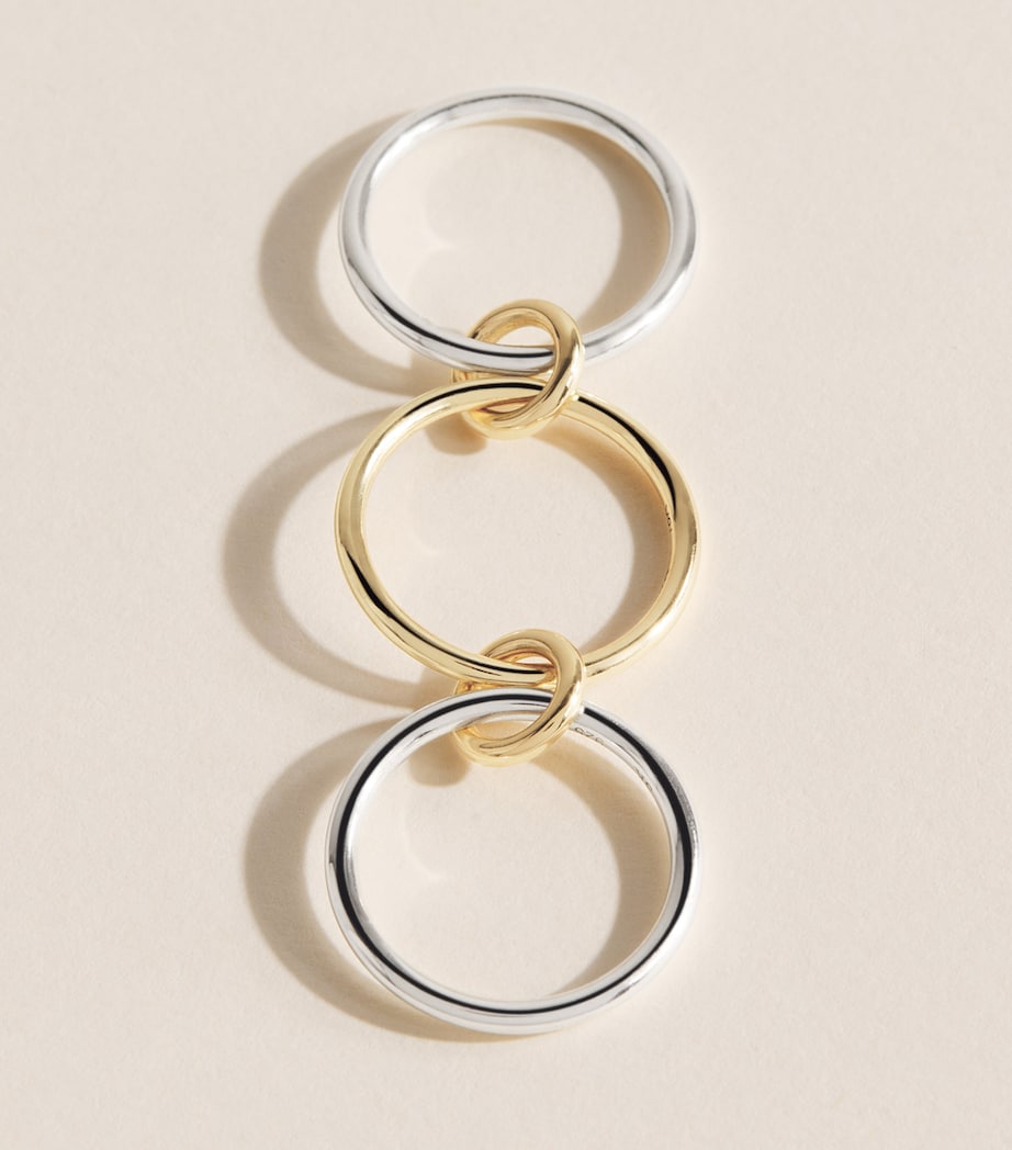 Spinelli Kilcollin Sterling Silver and Yellow Gold Solarium Ring Sterling Silver Image 4