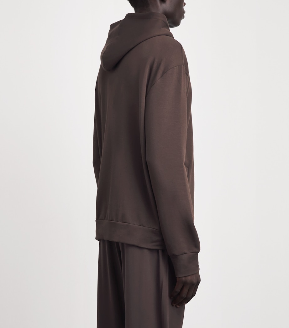 Homebody Mens Snuggle Hoodie Coffee Bean Image 5