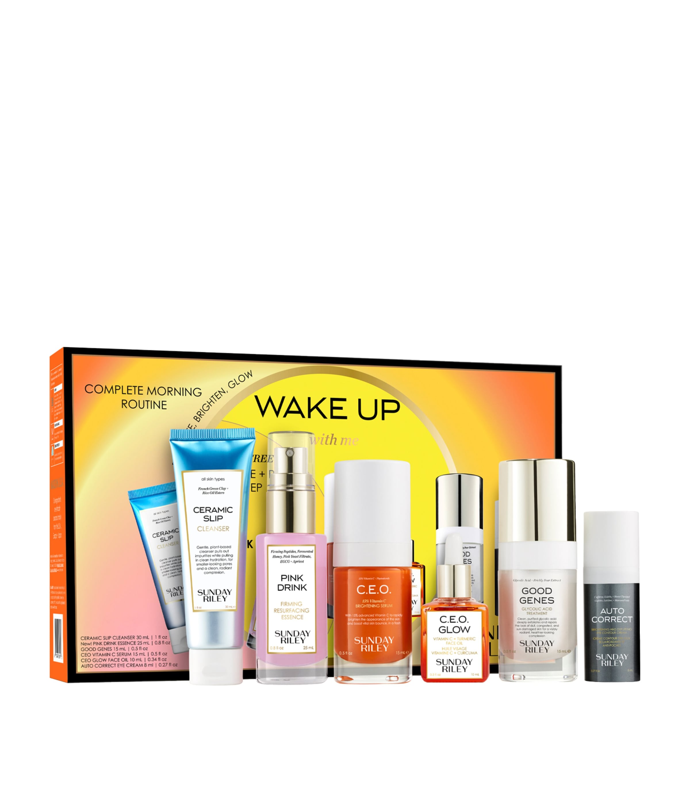 Sunday Riley Wake Up With Me Complete Morning Routine Kit