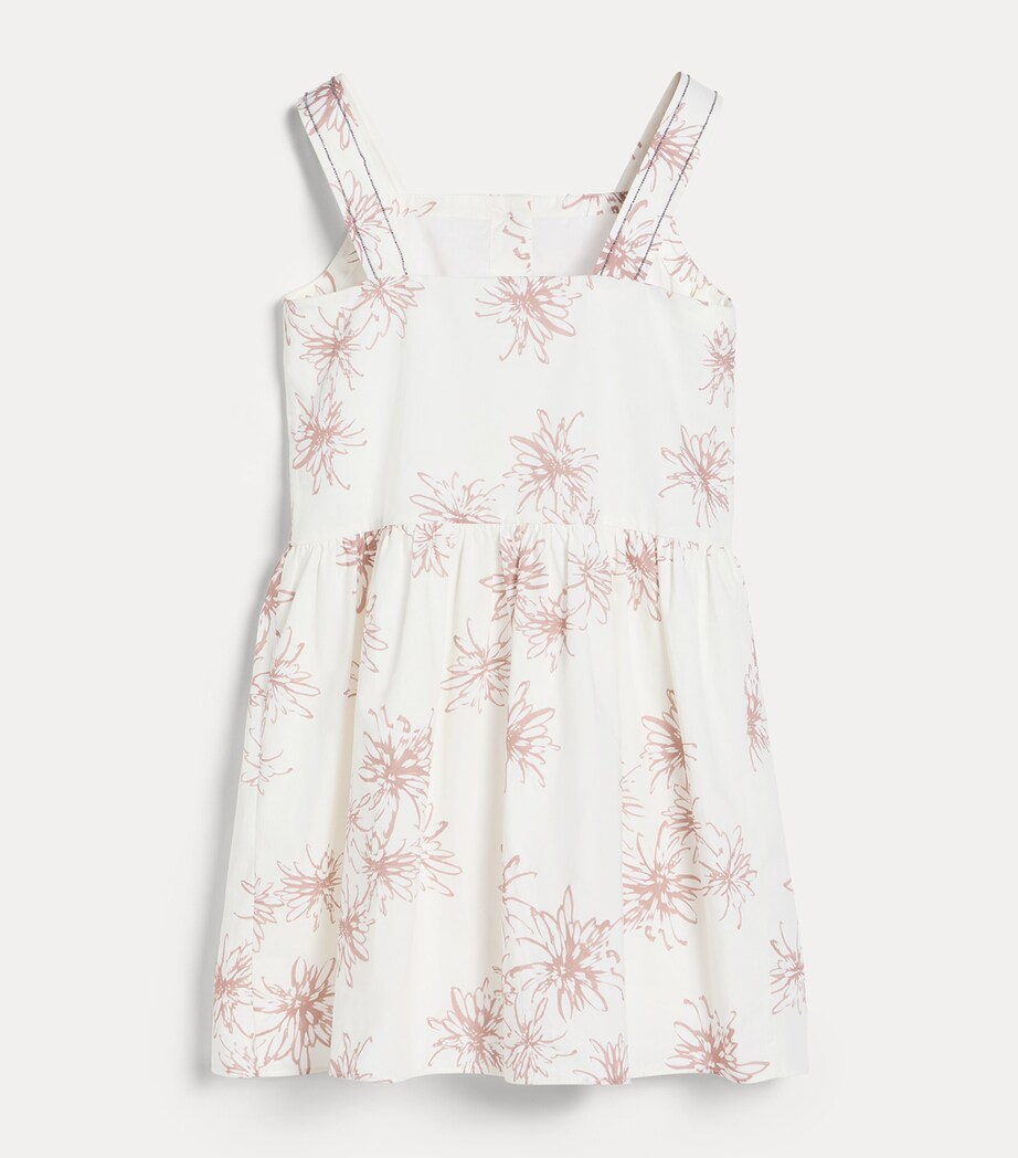 Brunello Cucinelli Kids Cotton Floral Dress (4-6 Years) Image 2