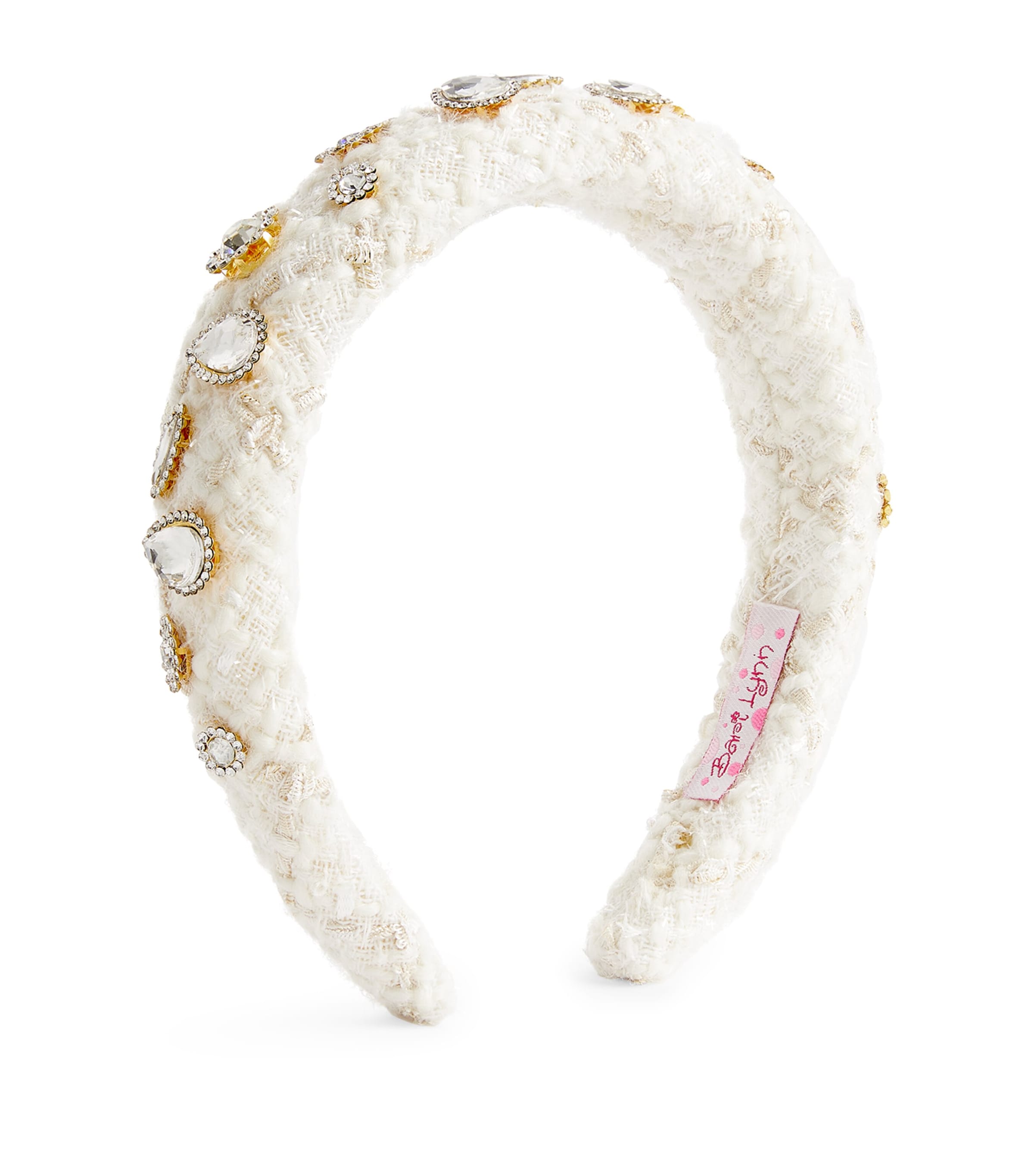 BARI LYNN TWEED JEWEL HEADBAND 