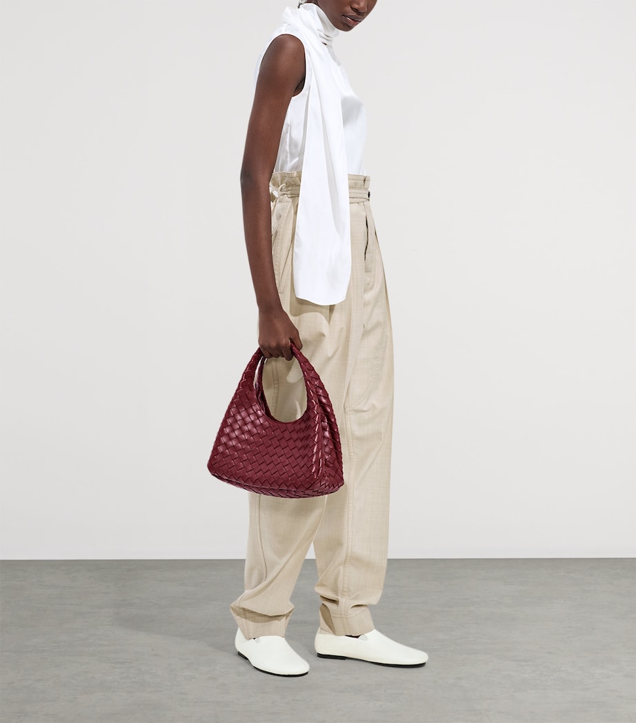 Bottega Veneta Womens Small Leather Campana Shoulder Bag Image 2
