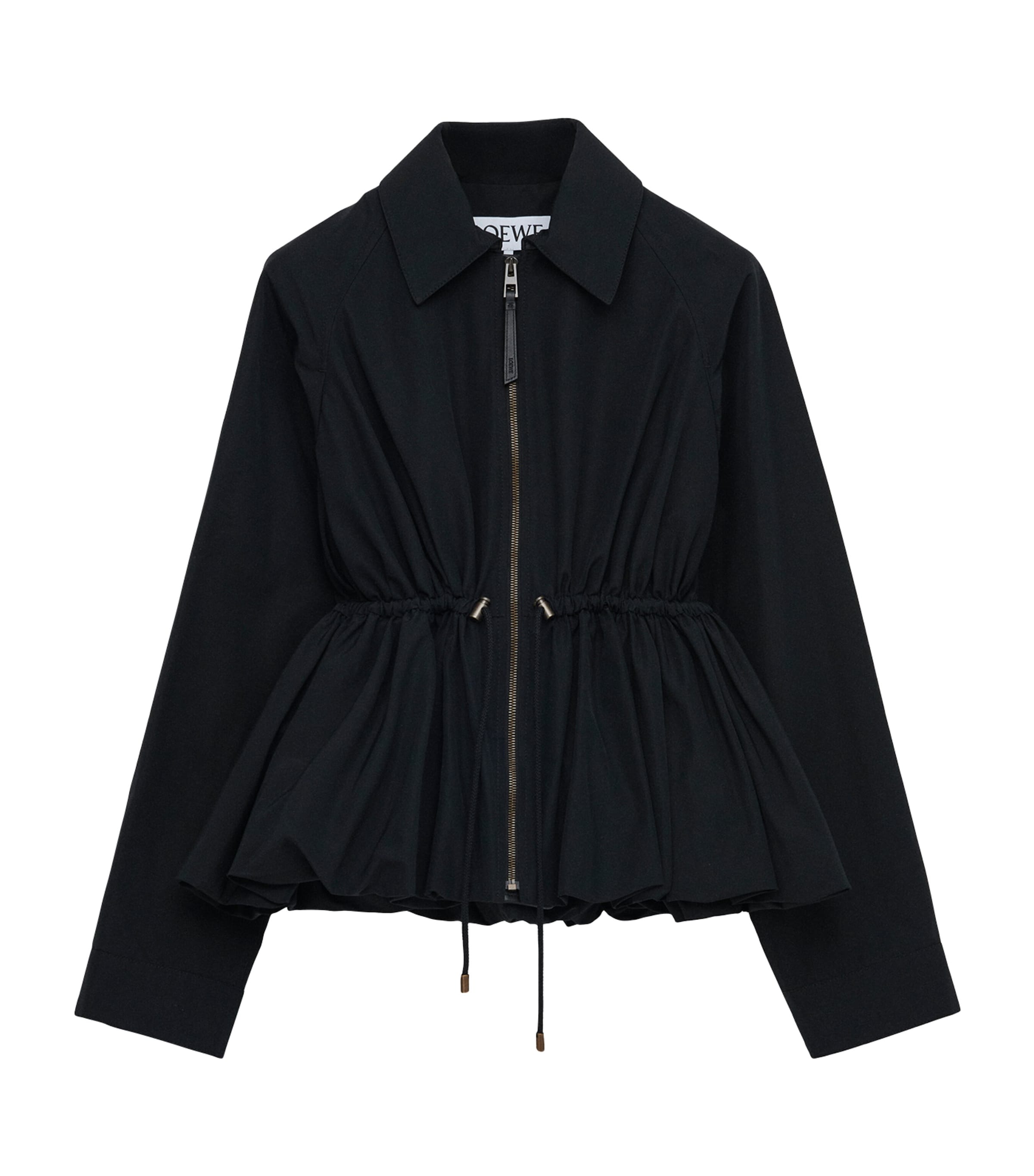 Loewe Cotton-print Gathered Jacket