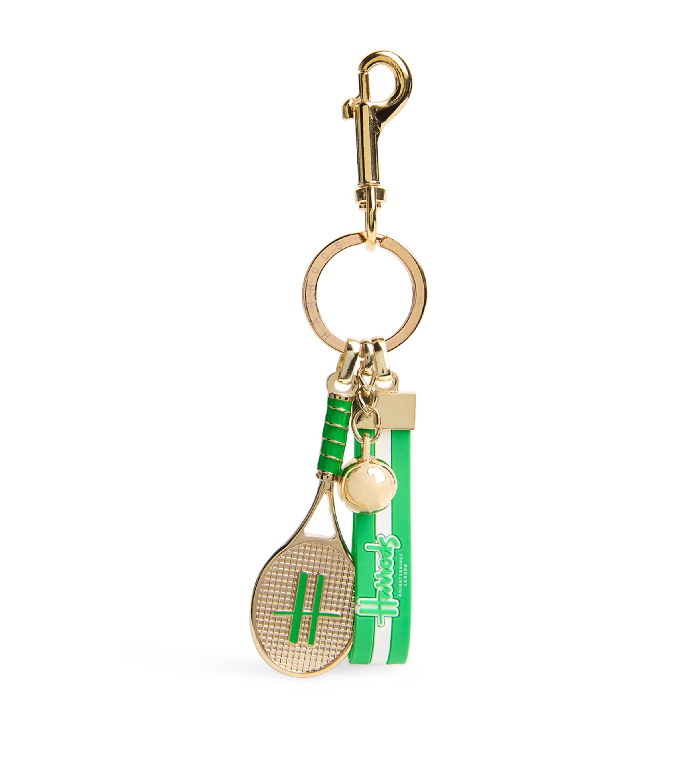Harrods Tennis Keyring