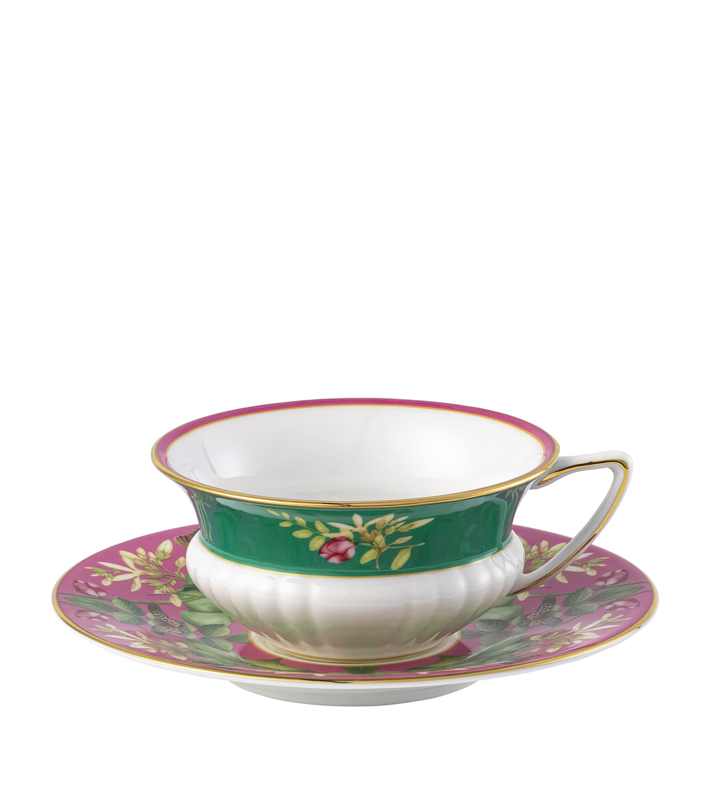 Wedgwood Wonderlust Pink Lotus Teacup And Saucer