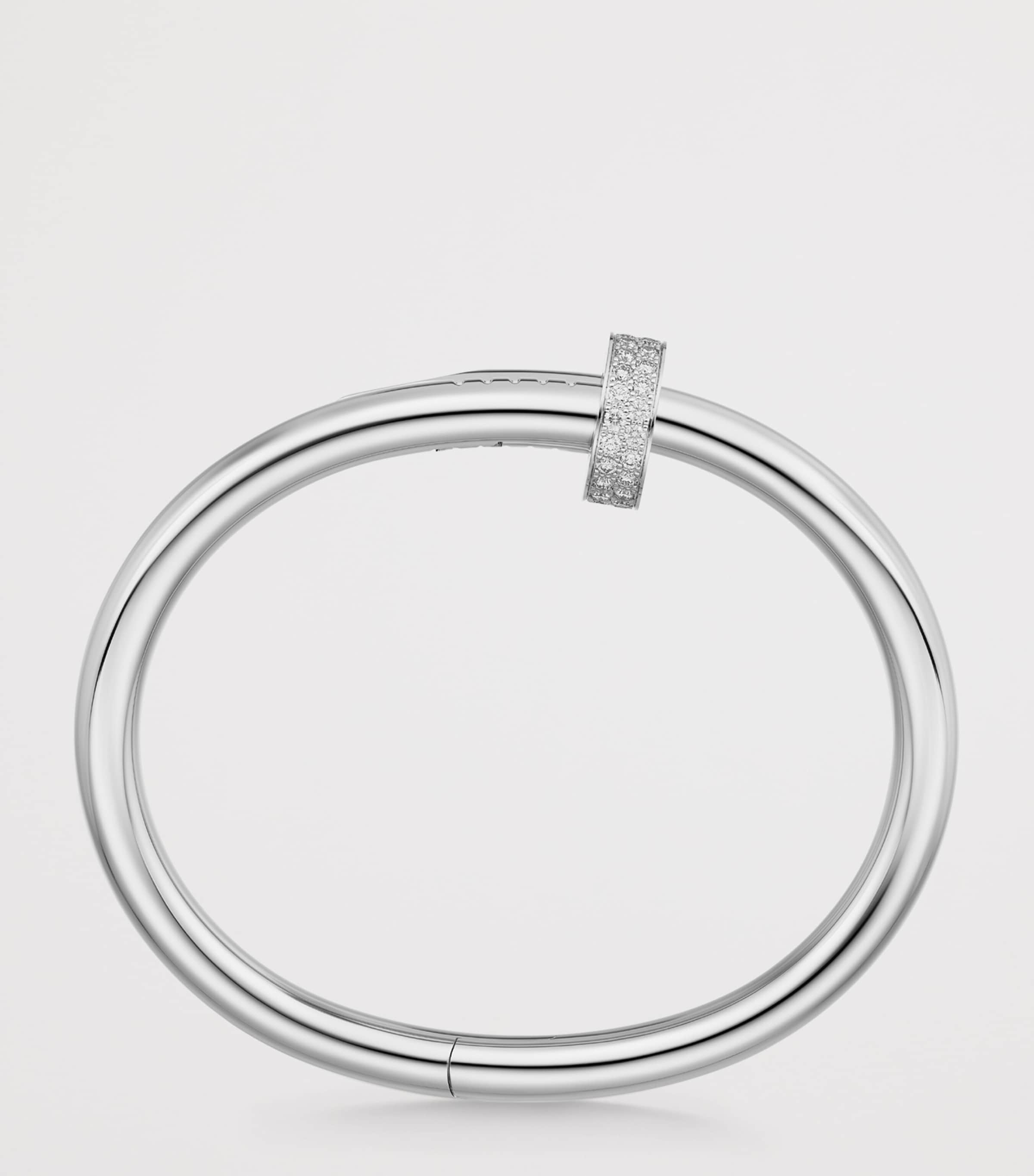 Cartier White Gold and Diamond Juste un Clou Bracelet White Gold Image 4