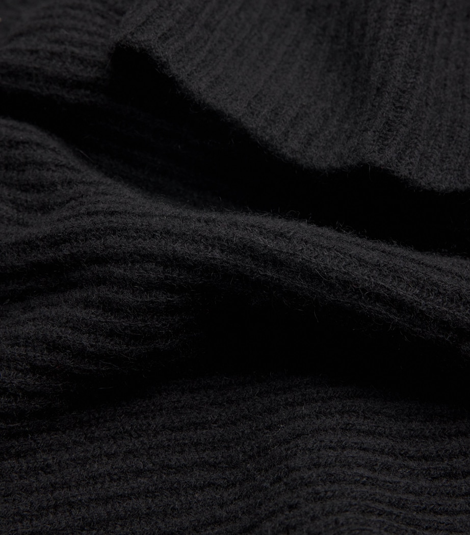 Cashmere Rollneck Sweater BLACK Image 5